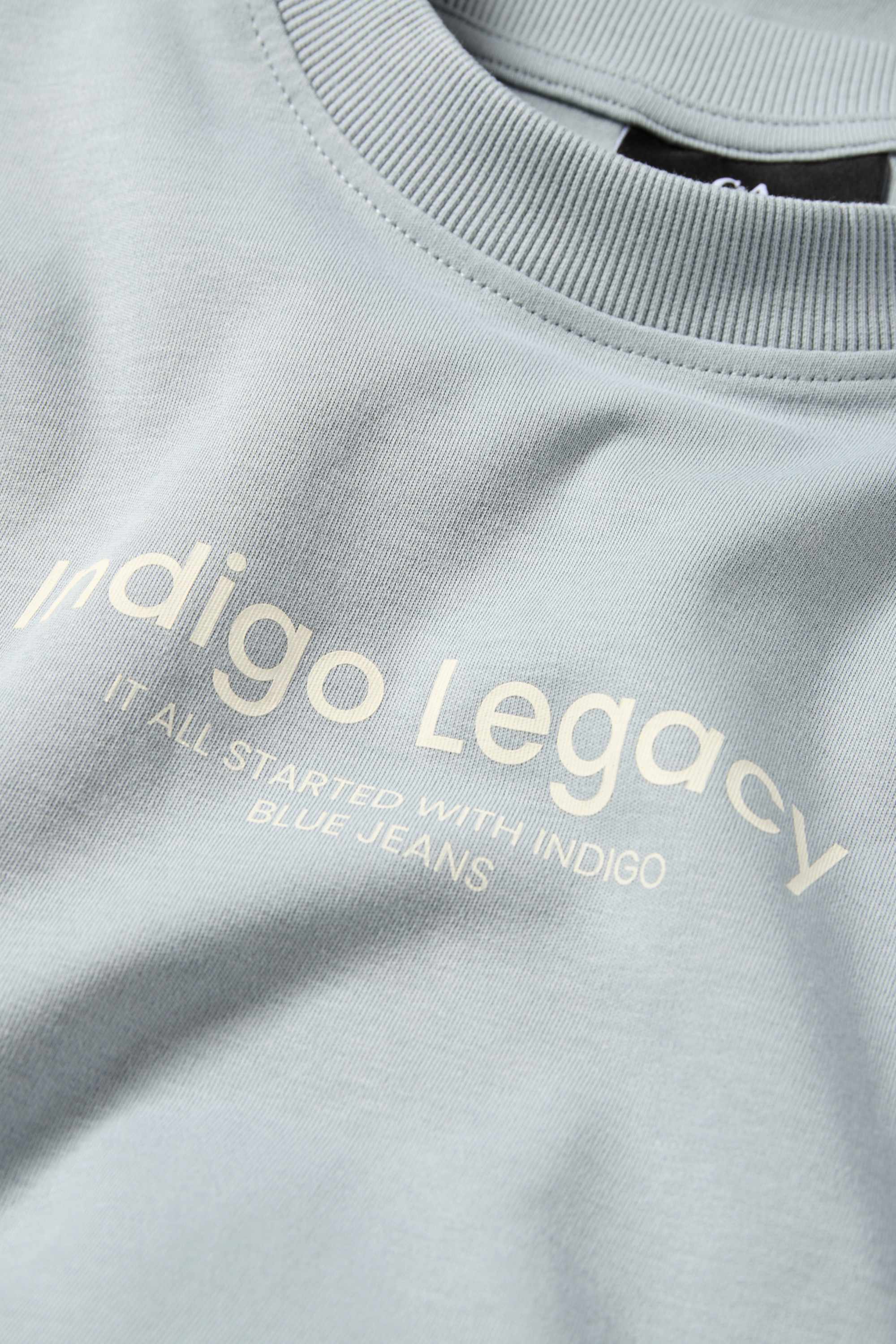 T-shirt - relaxed fit light blue