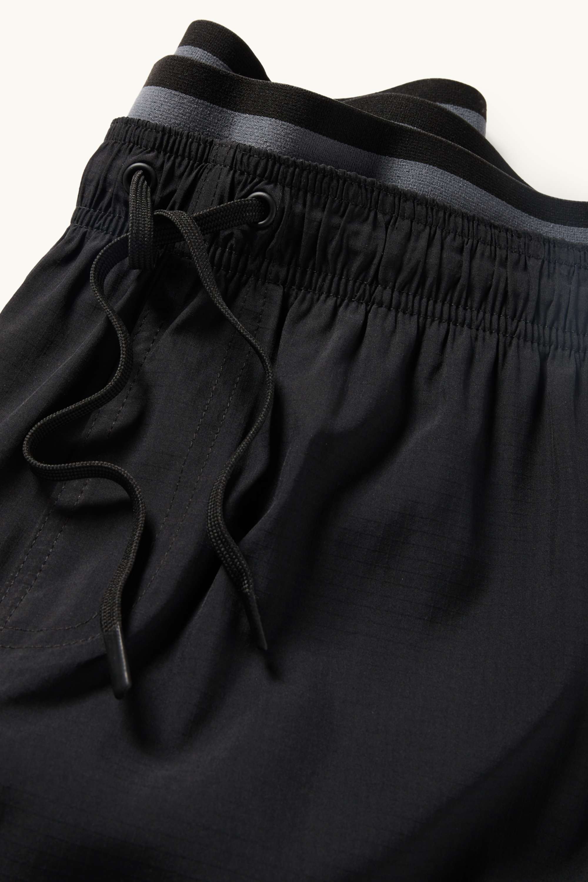Swim shorts - 2-in-1 look black