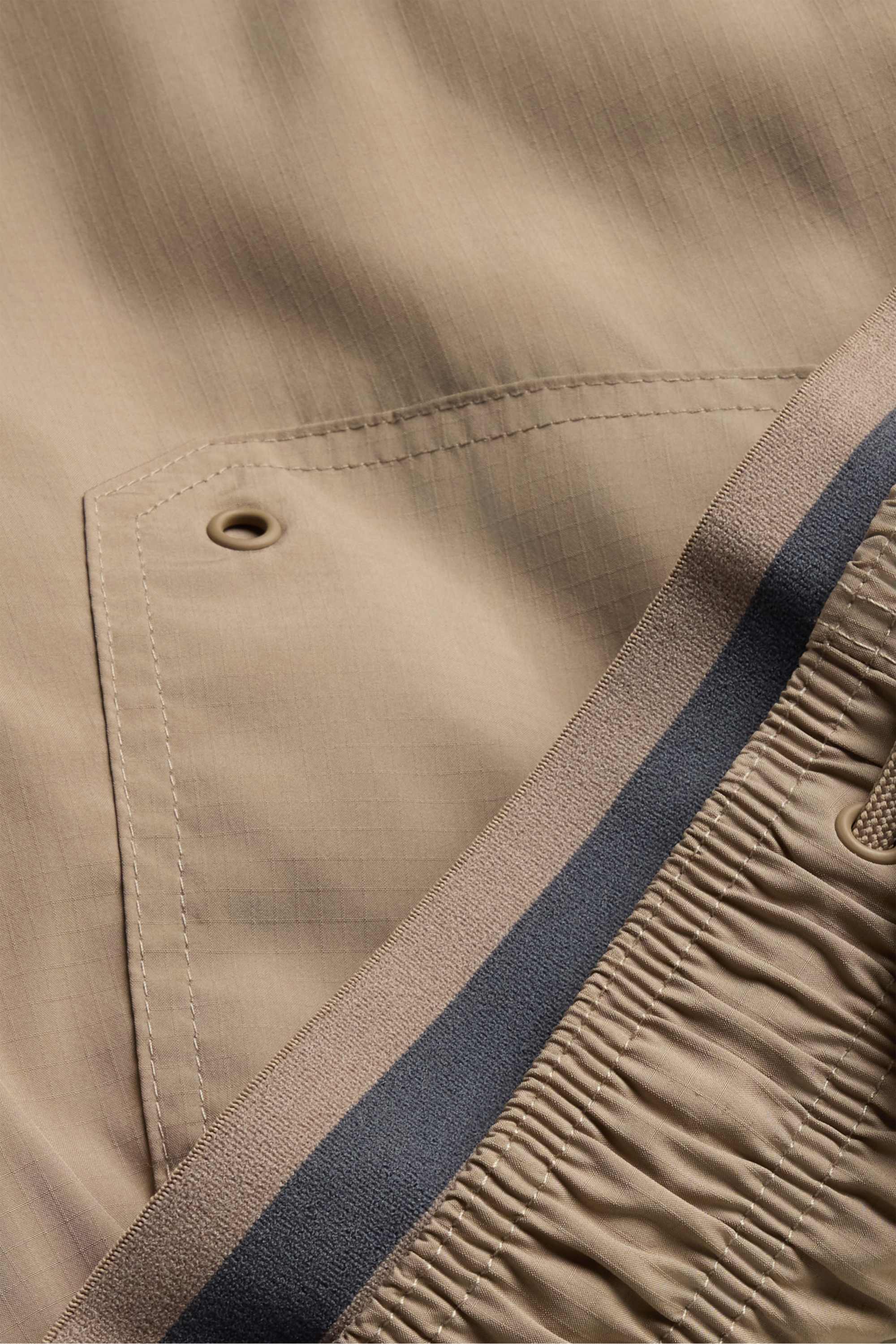 Swim shorts - 2-in-1 look beige