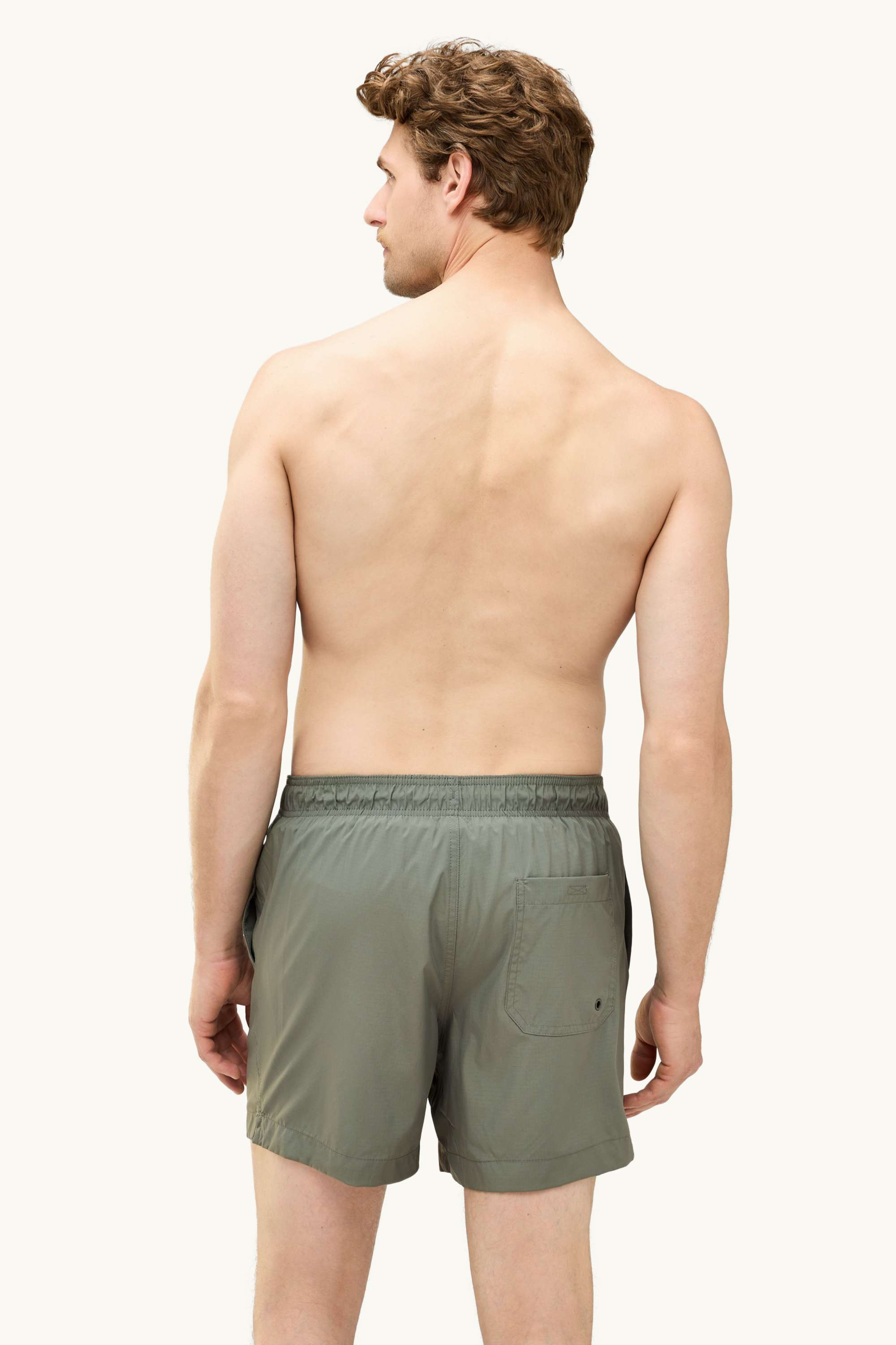 Swim shorts - 2-in-1 look dark green