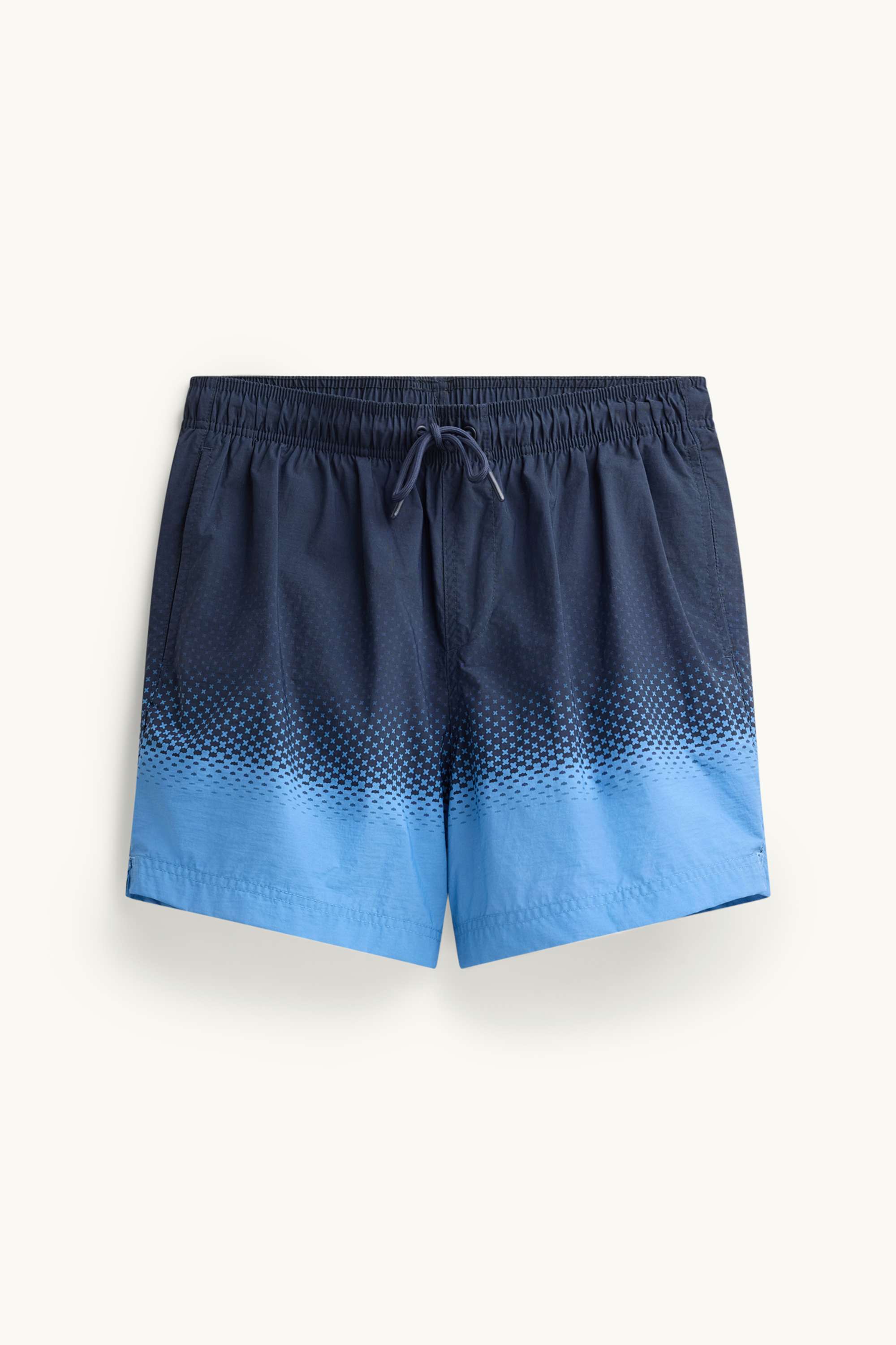 Swim shorts - patterned dark blue