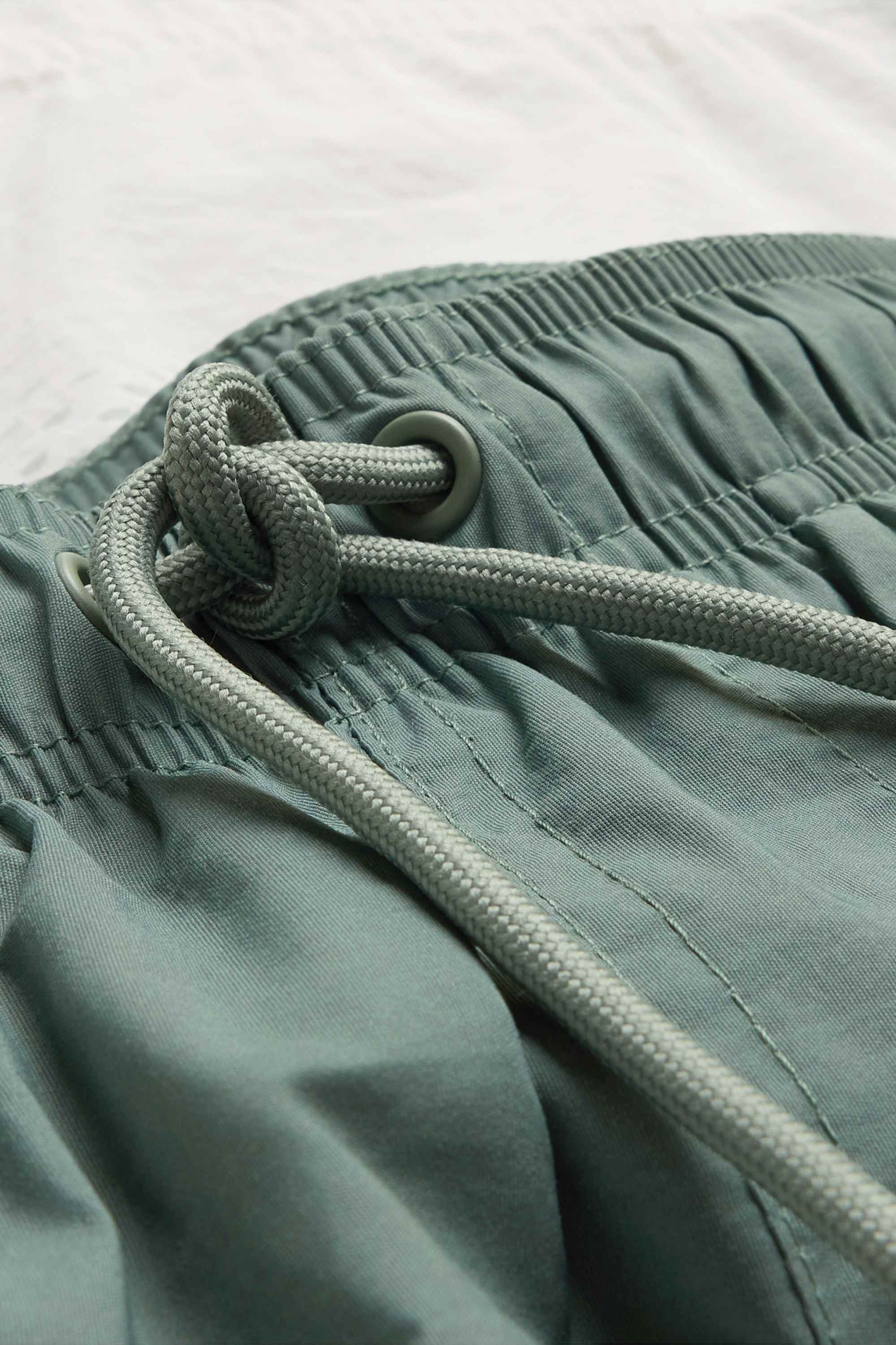 Swim shorts - patterned khaki