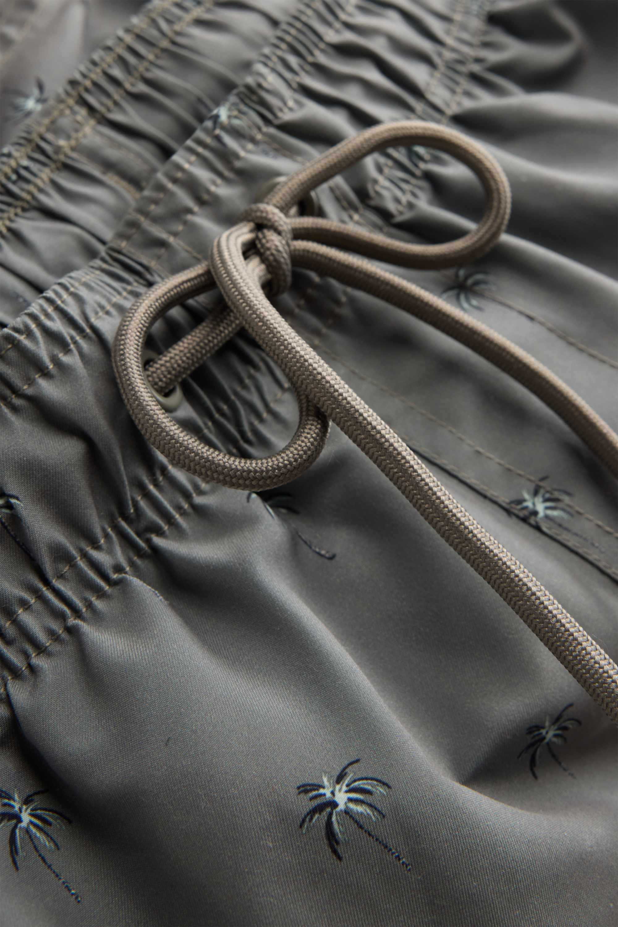 Swim shorts - patterned gray