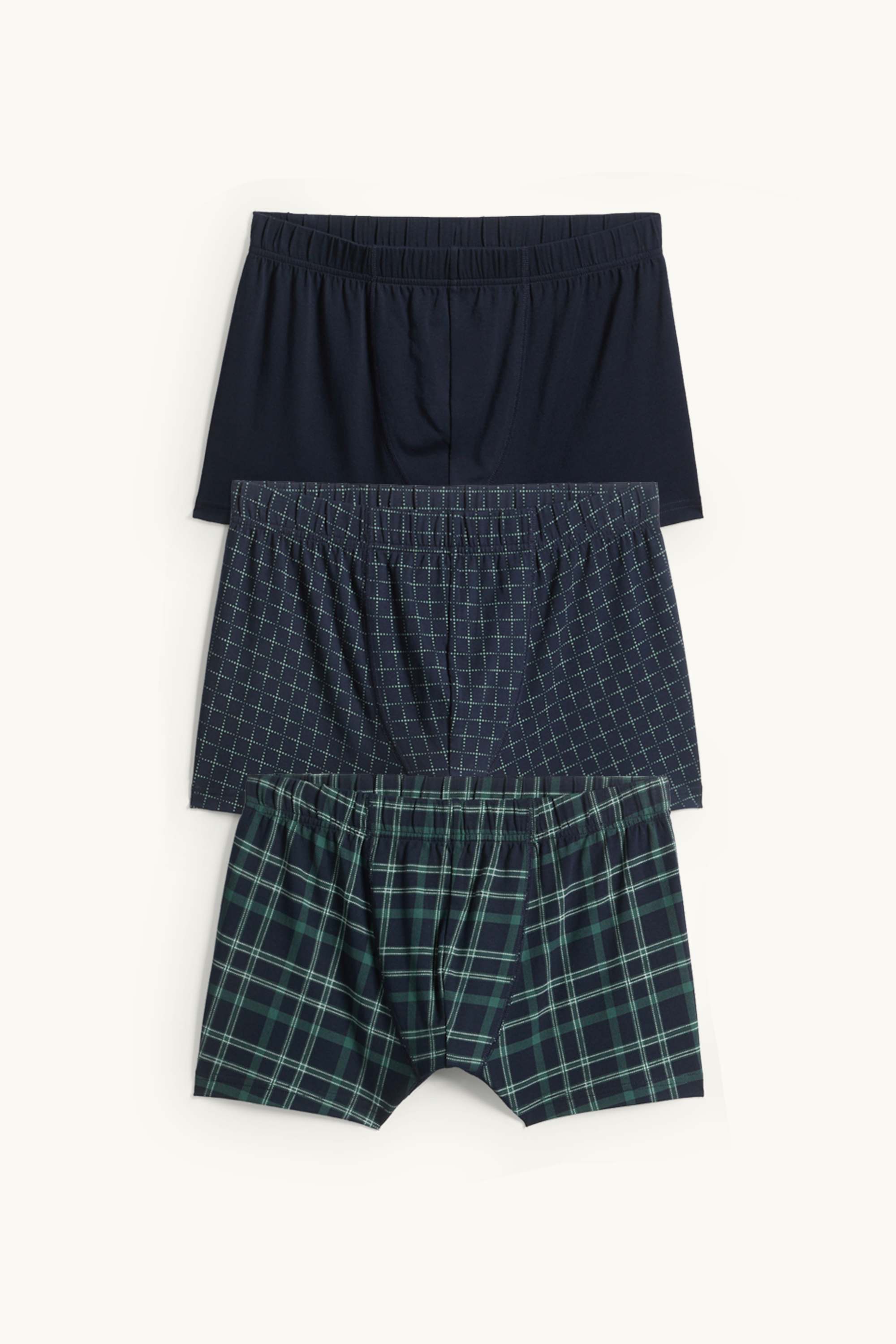 Multipack of 3 - trunks dark blue