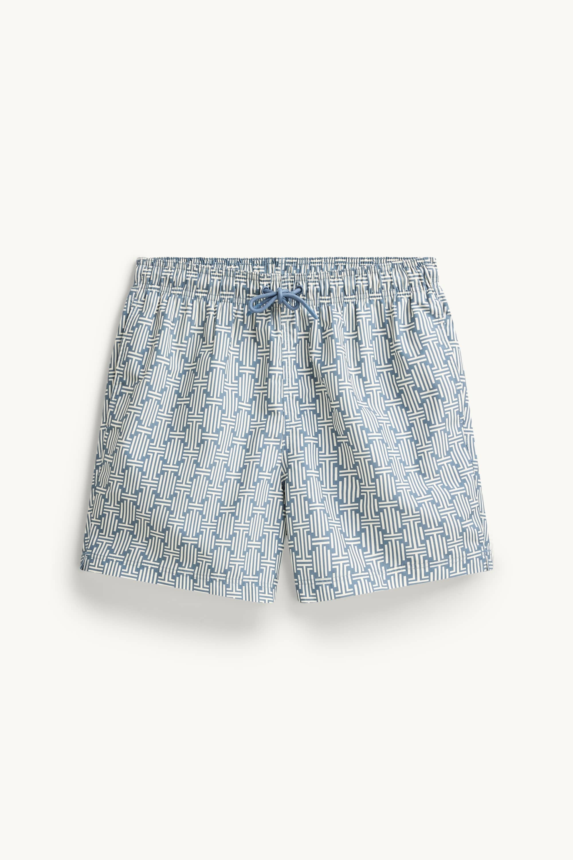 Swim shorts - patterned blue