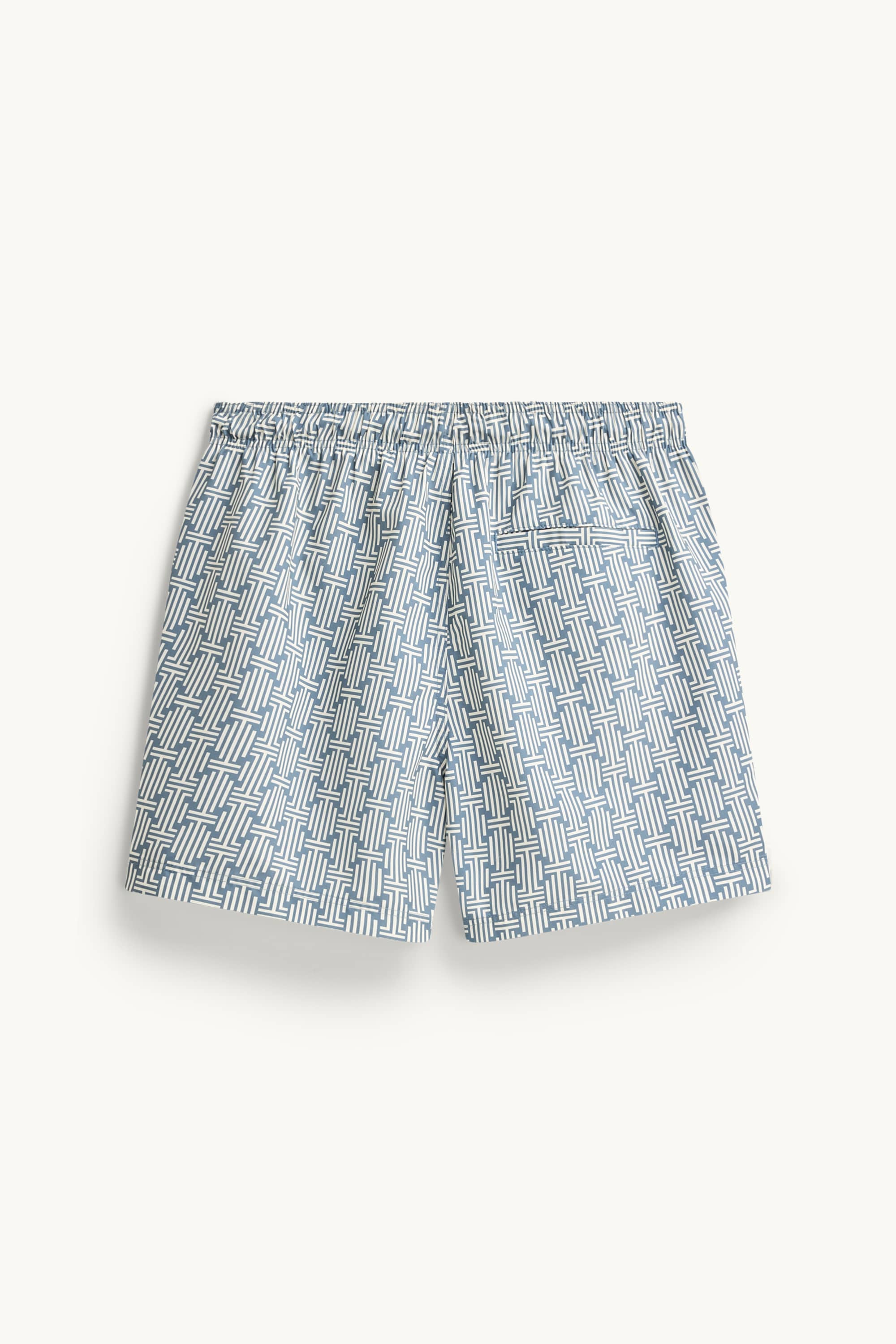 Swim shorts - patterned blue