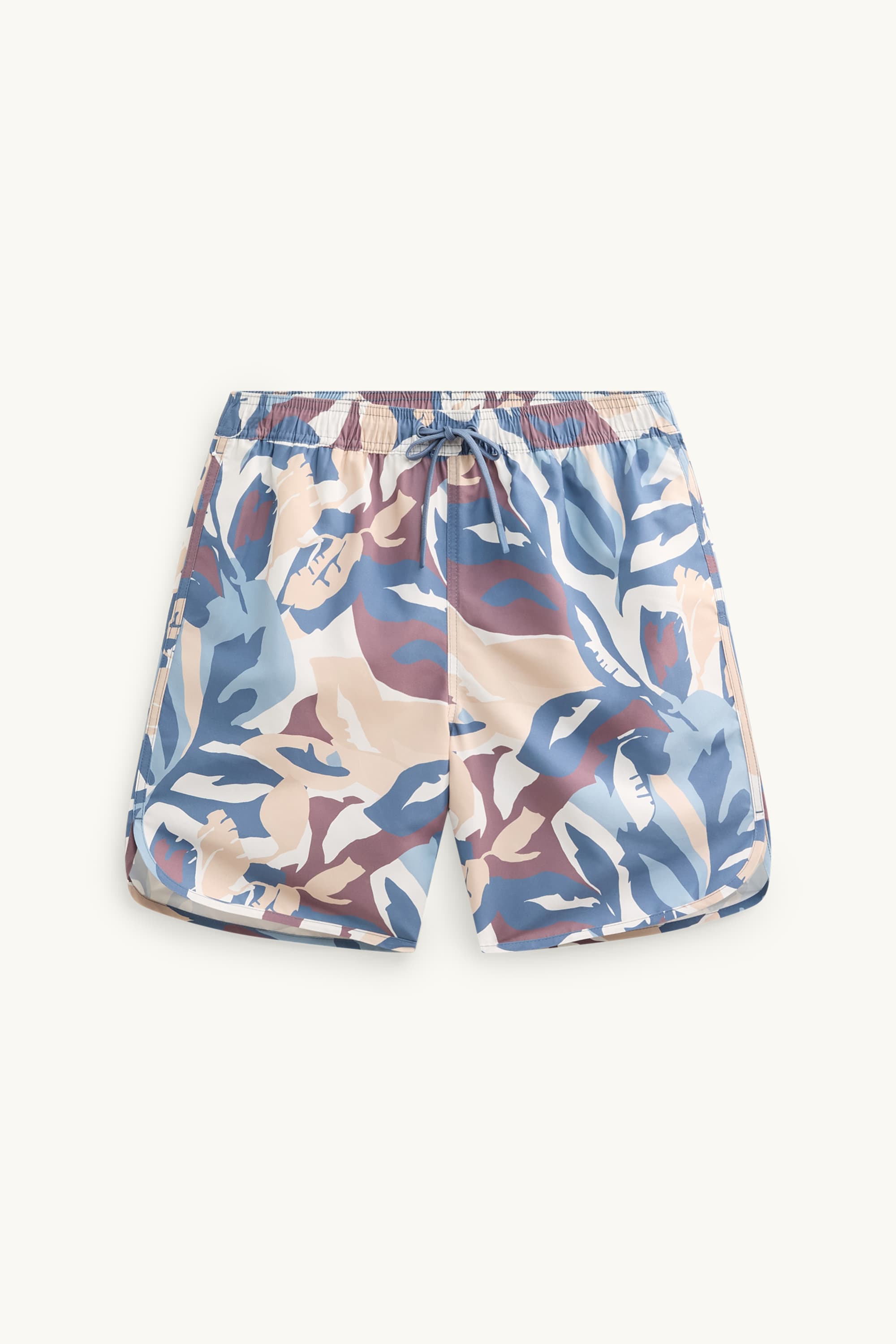 Swim shorts - patterned blue
