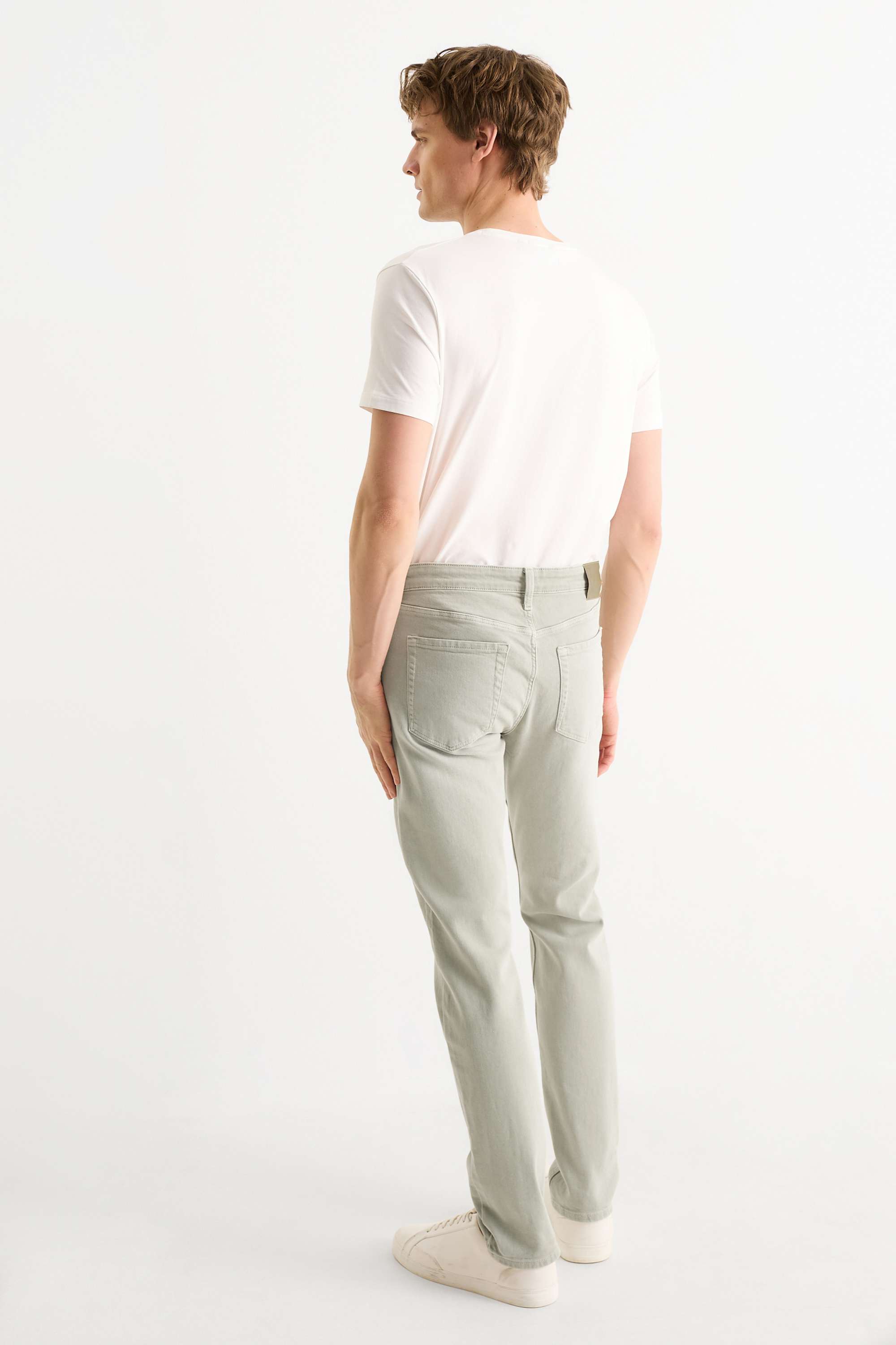 Slim jeans mint green