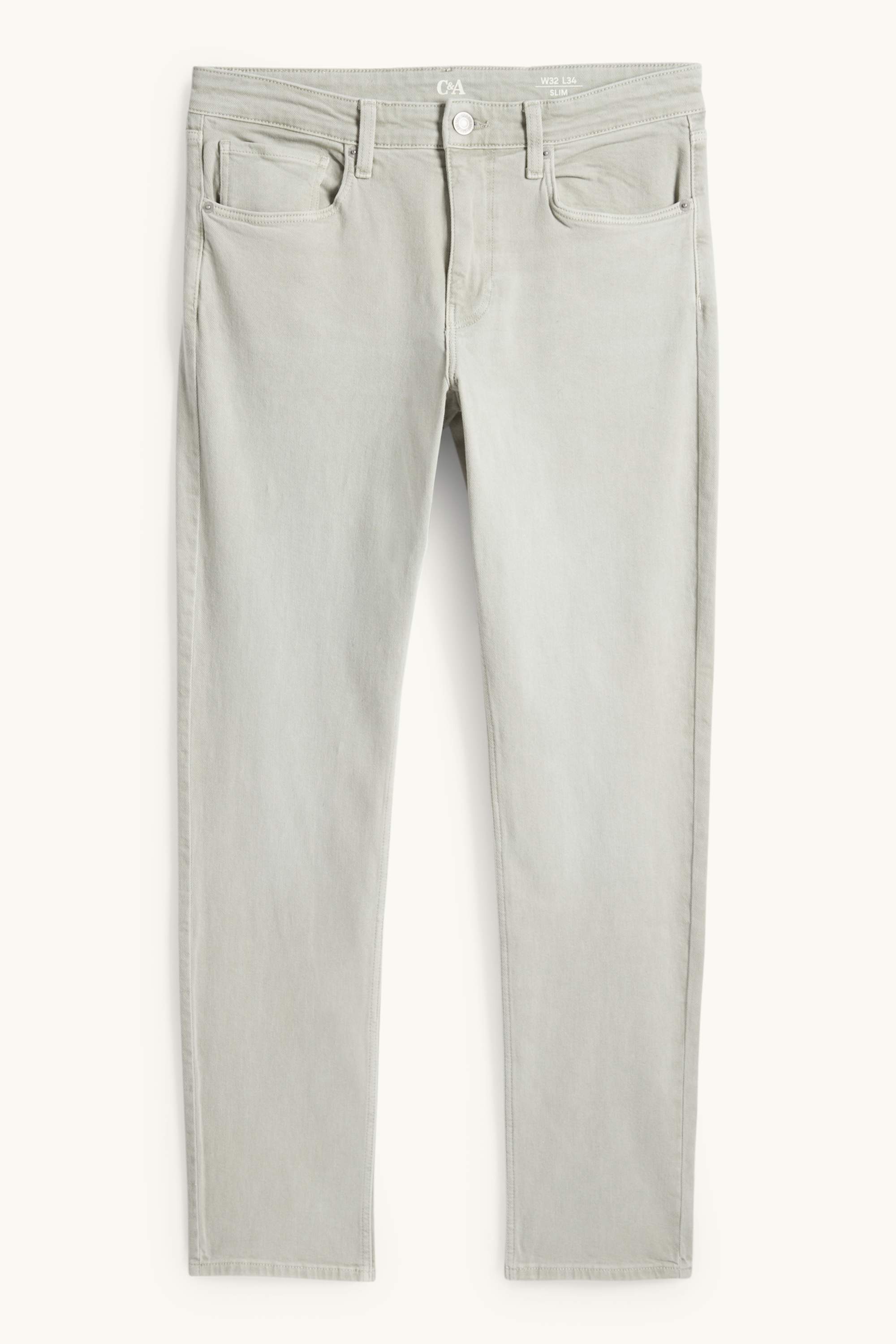 Slim jeans mint green
