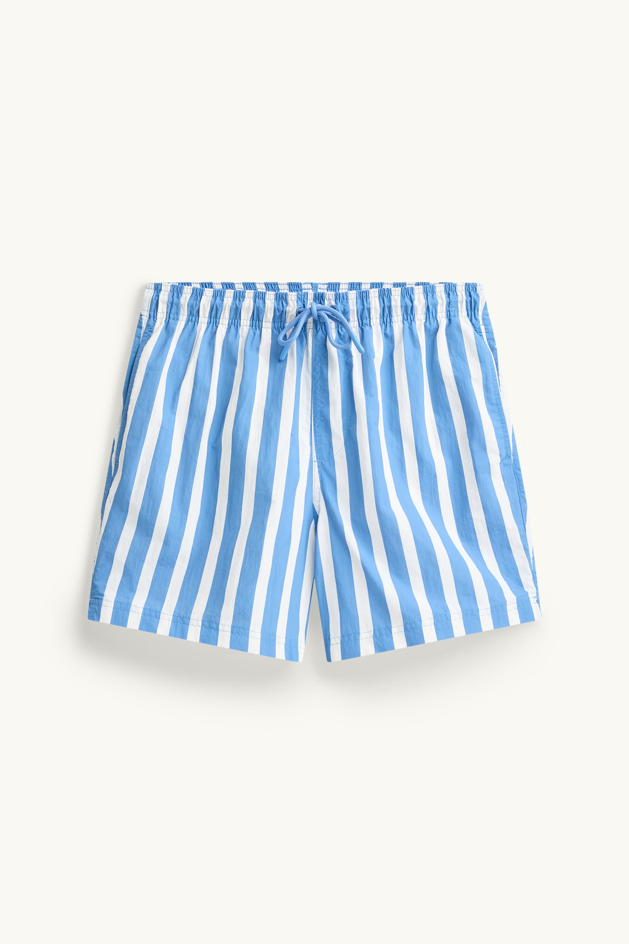Swim shorts - striped blue / white