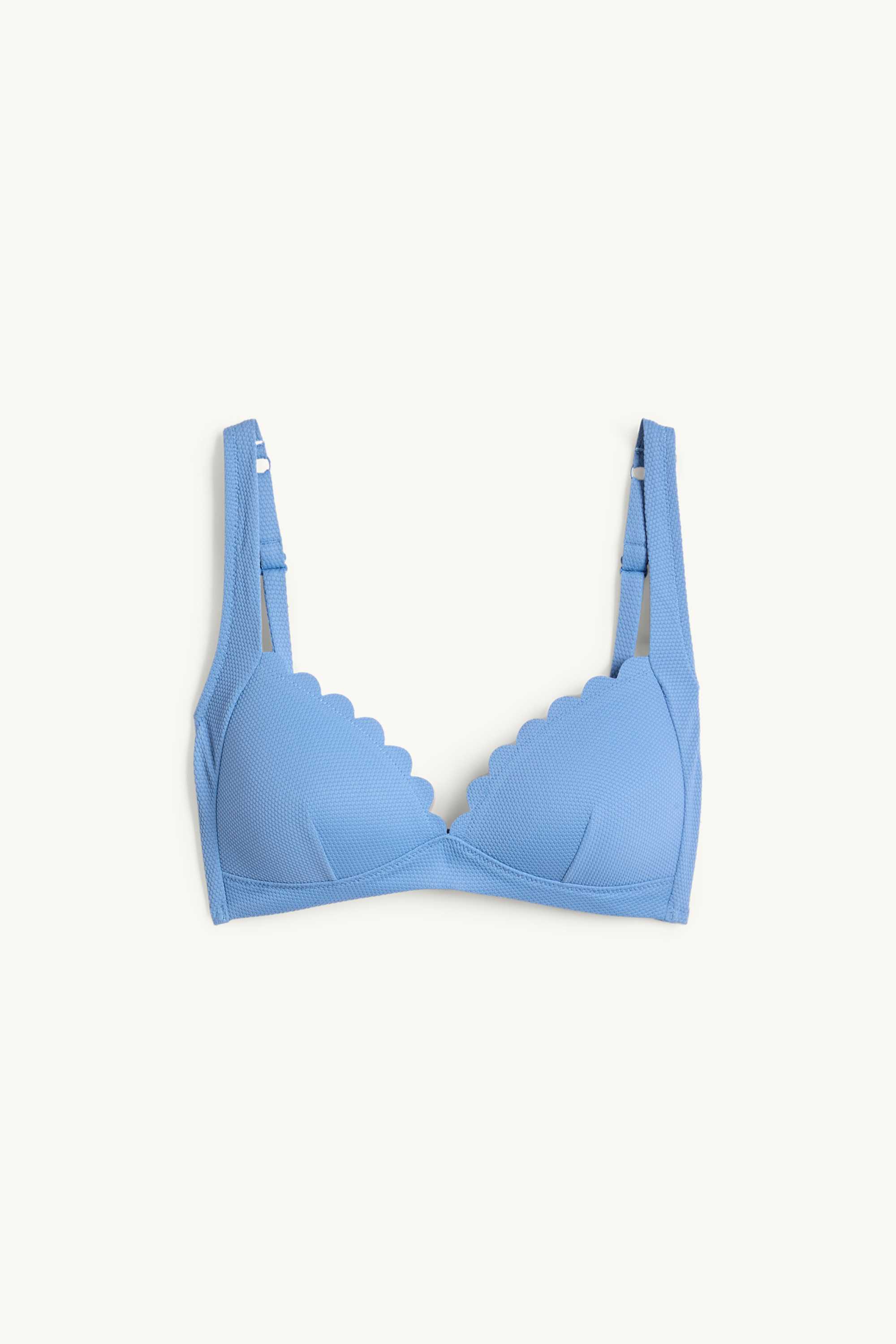Bikini top - padded - non-wired - LYCRA® XTRA LIFE™ blue