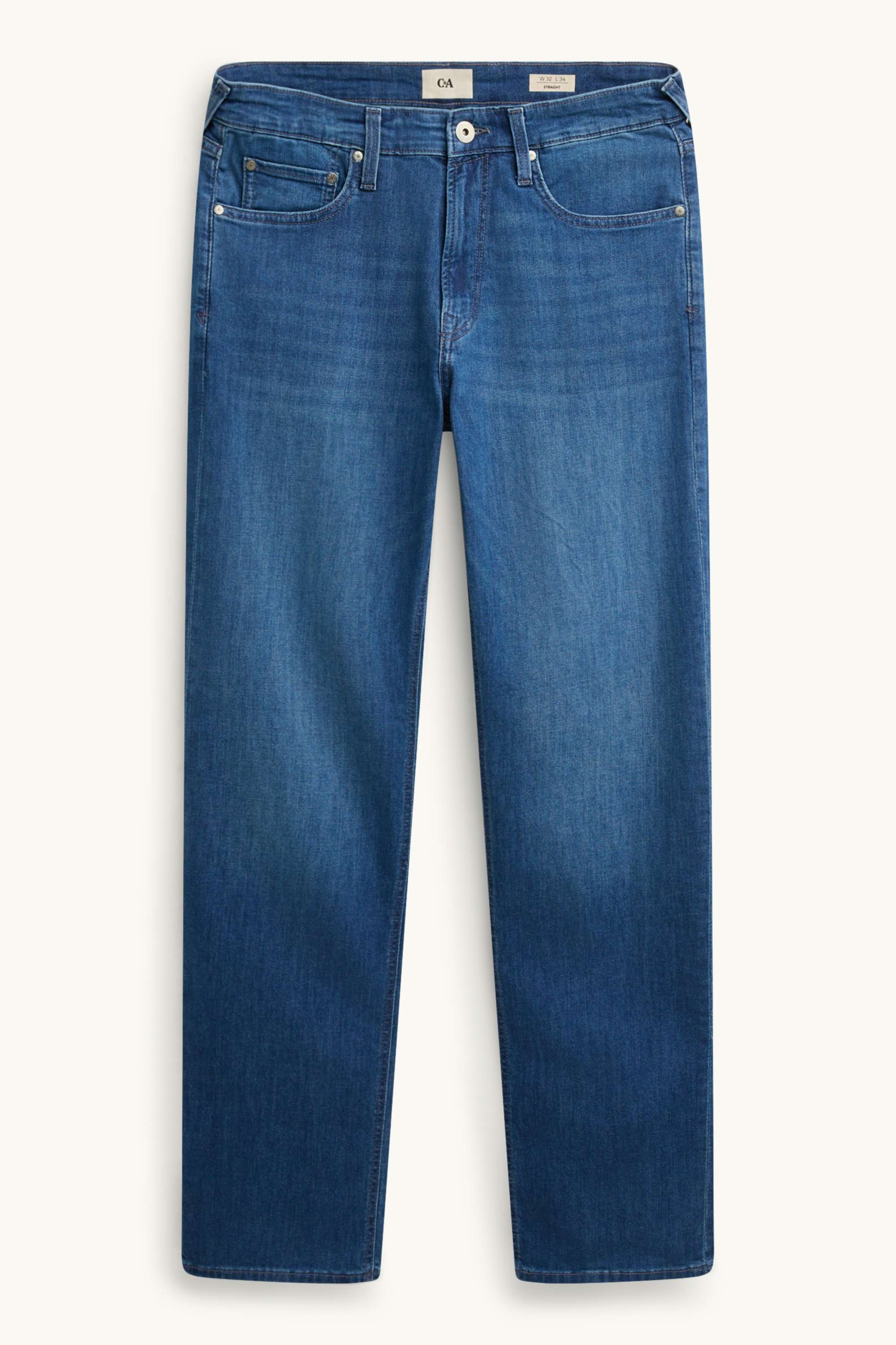 Straight jeans blue denim