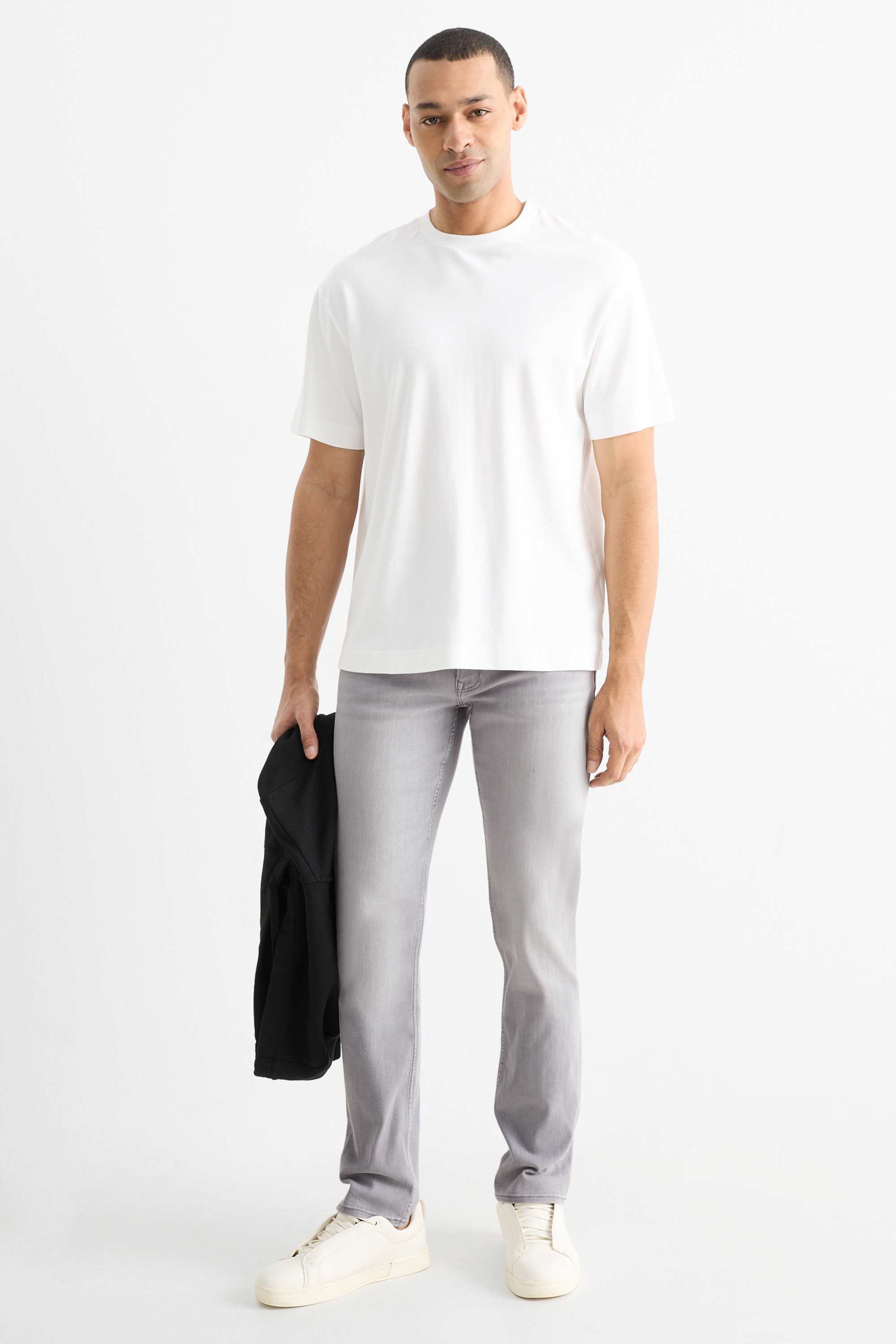 Slim jeans denim-light gray