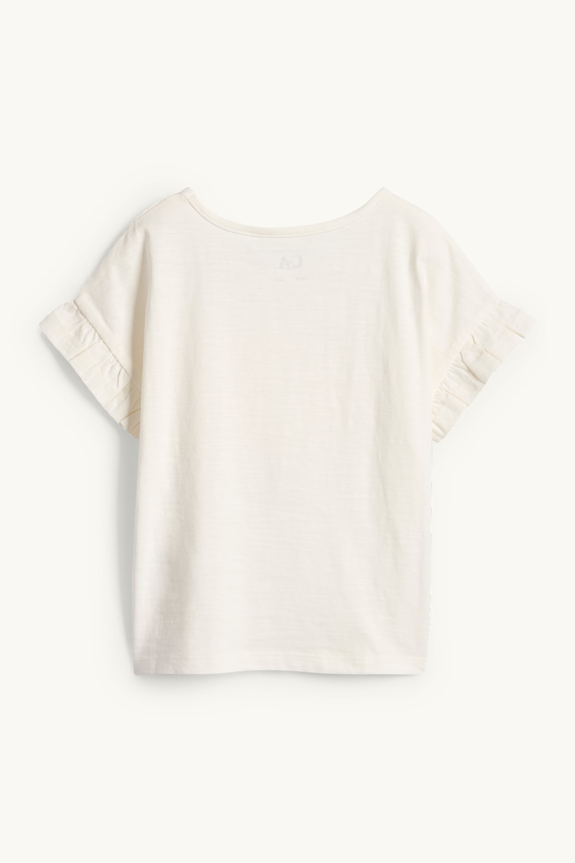 Floral - short sleeve T-shirt - shiny cremewhite