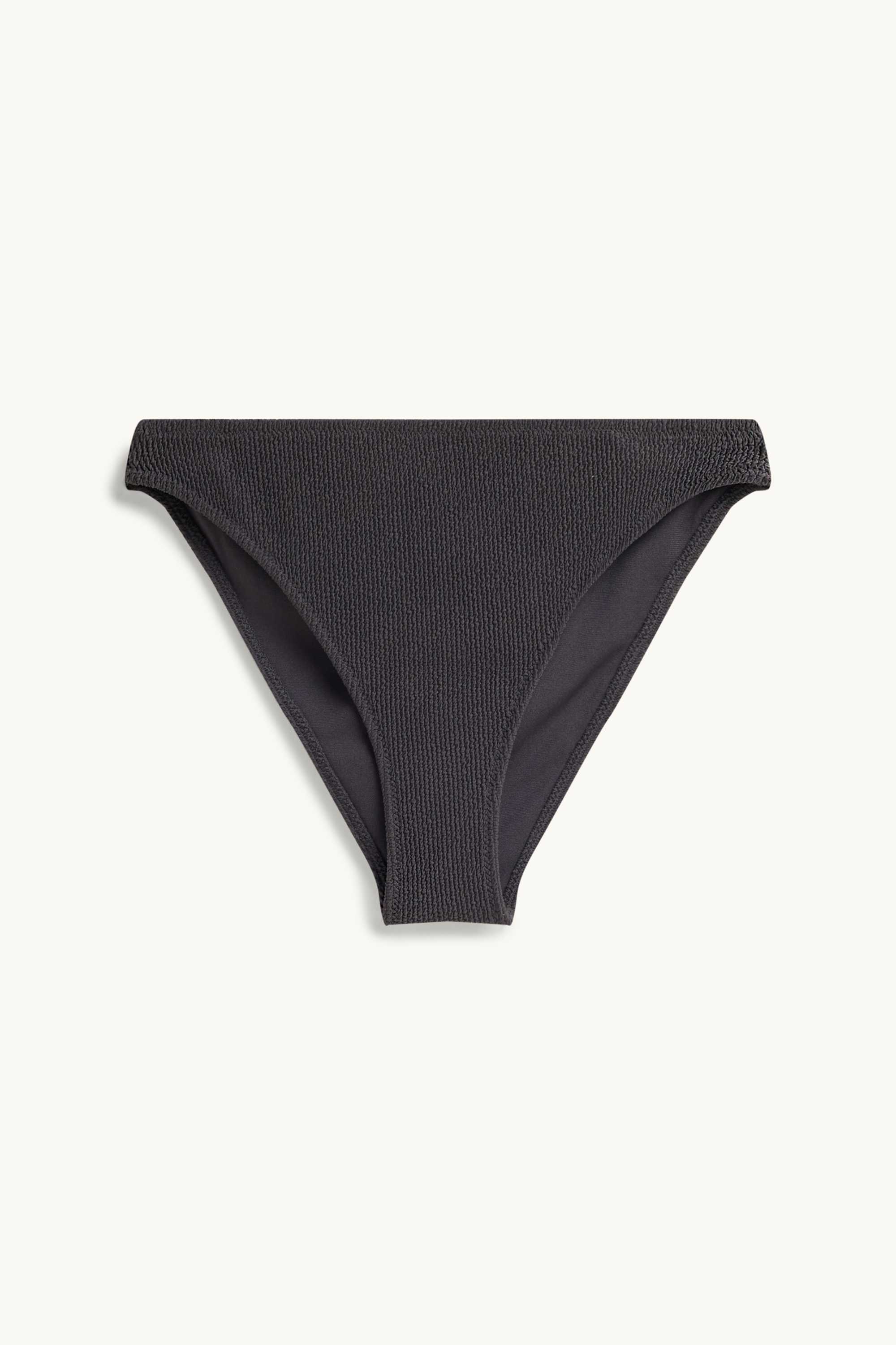 Brazilian bikini bottoms - mid-rise waist - LYCRA® XTRA LIFE™ black
