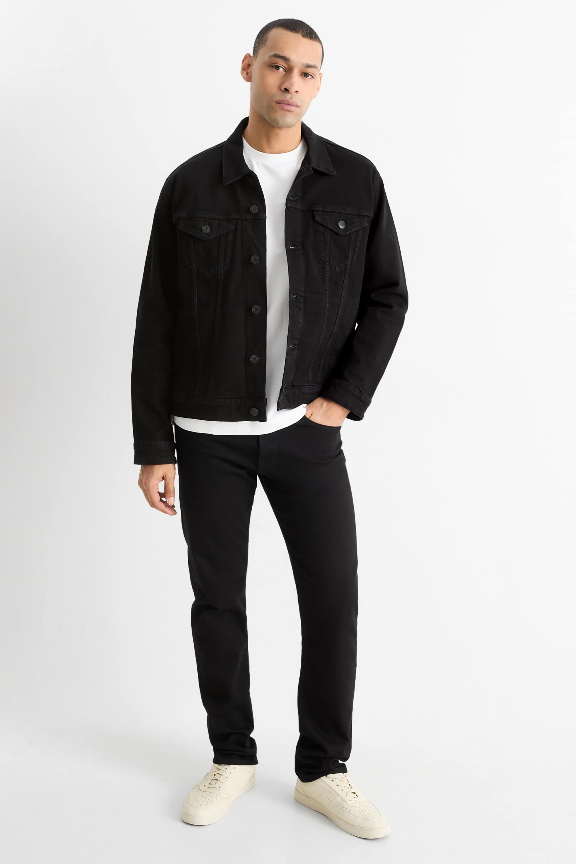 Denim jacket black