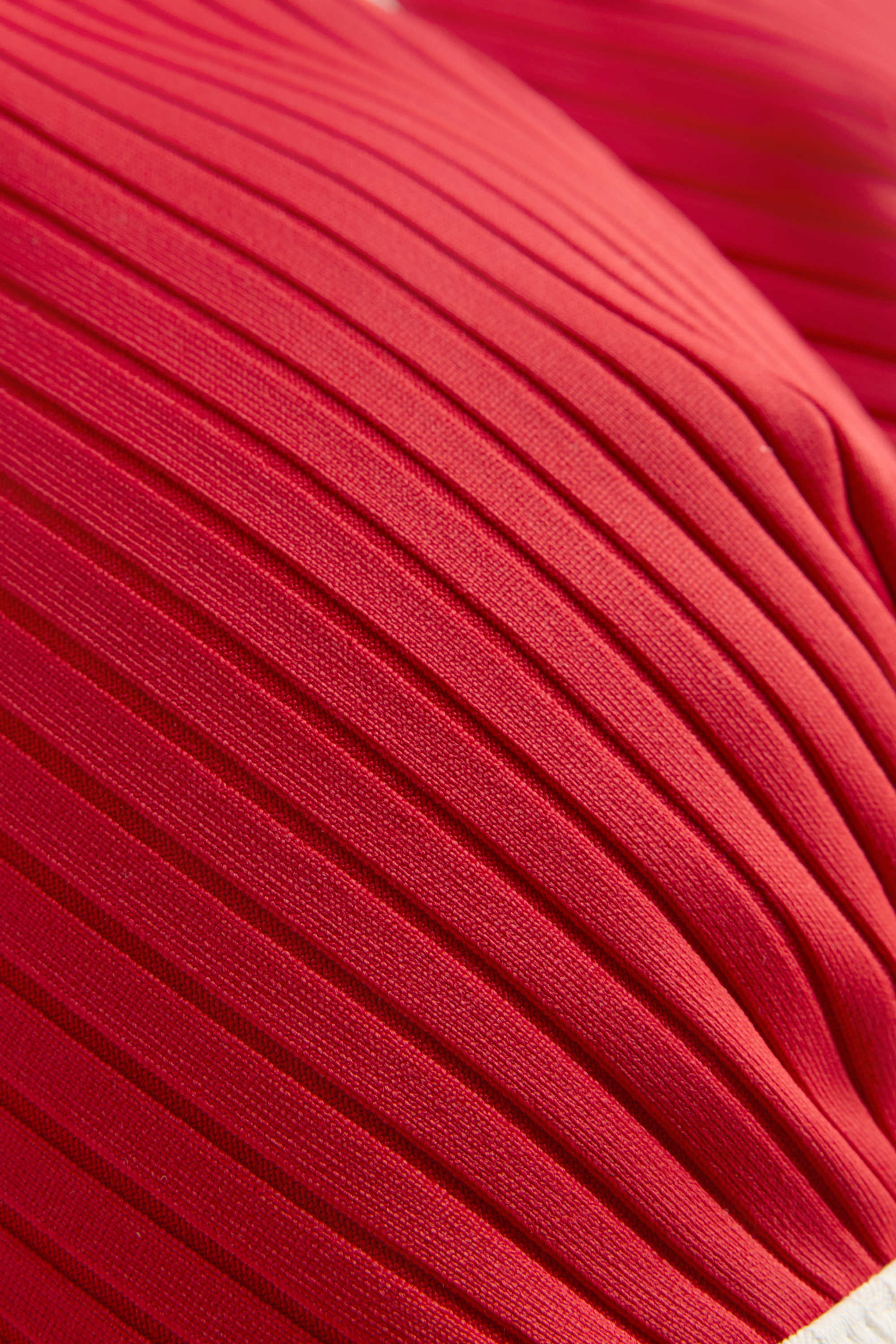 Bikini top - padded - LYCRA® XTRA LIFE™ - textured red