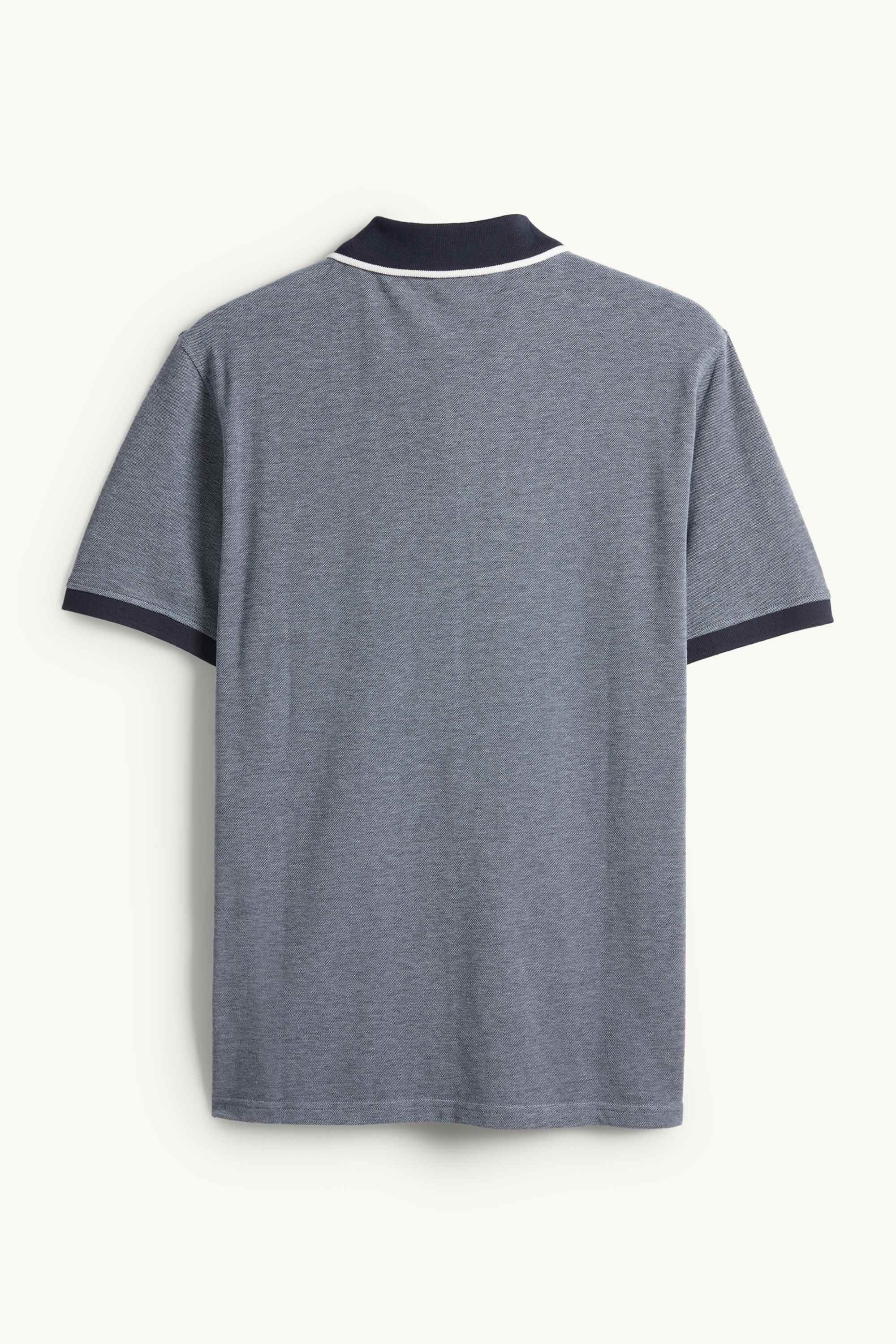 Polo shirt - regular fit blue (1)