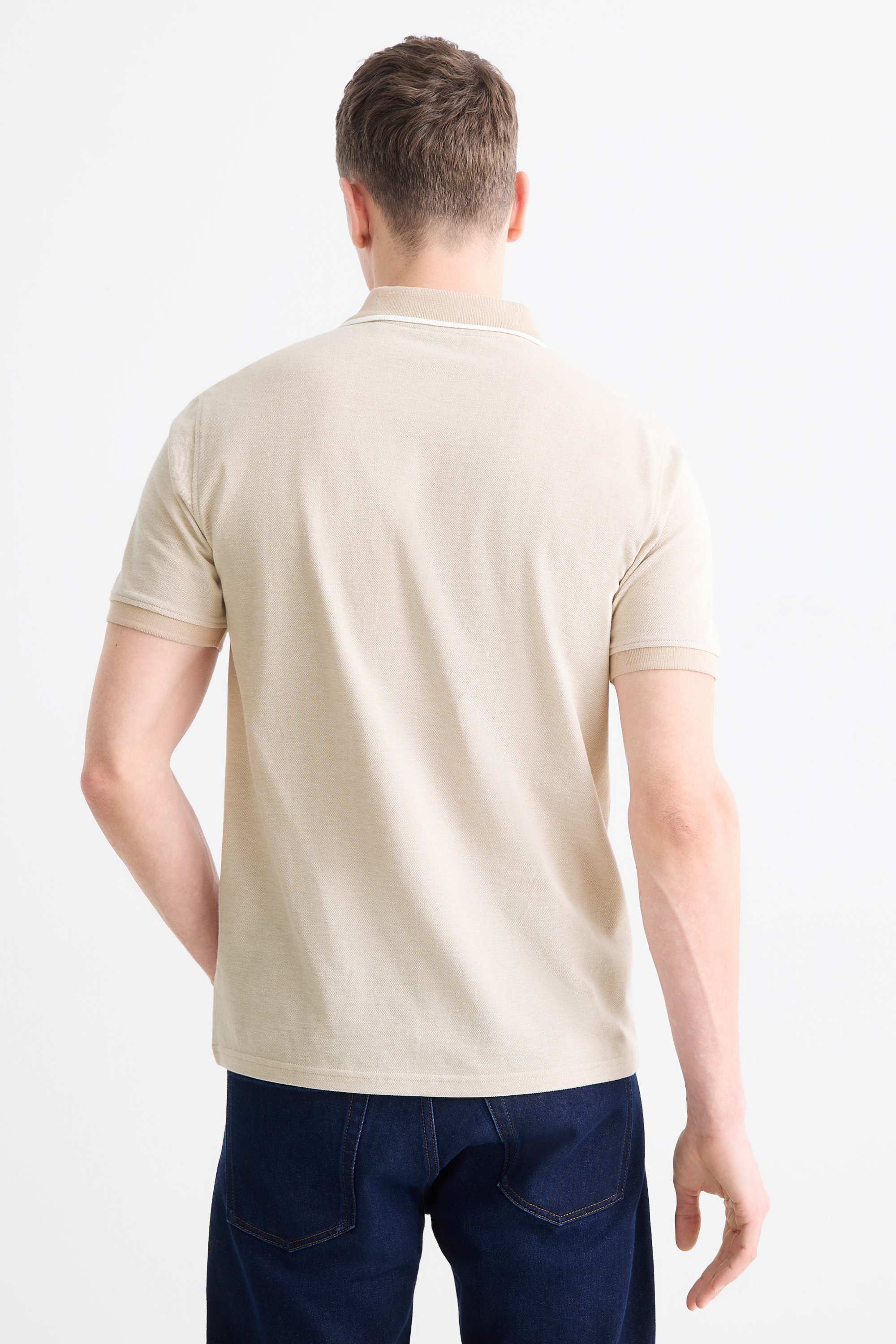 Polo shirt - regular fit cremewhite