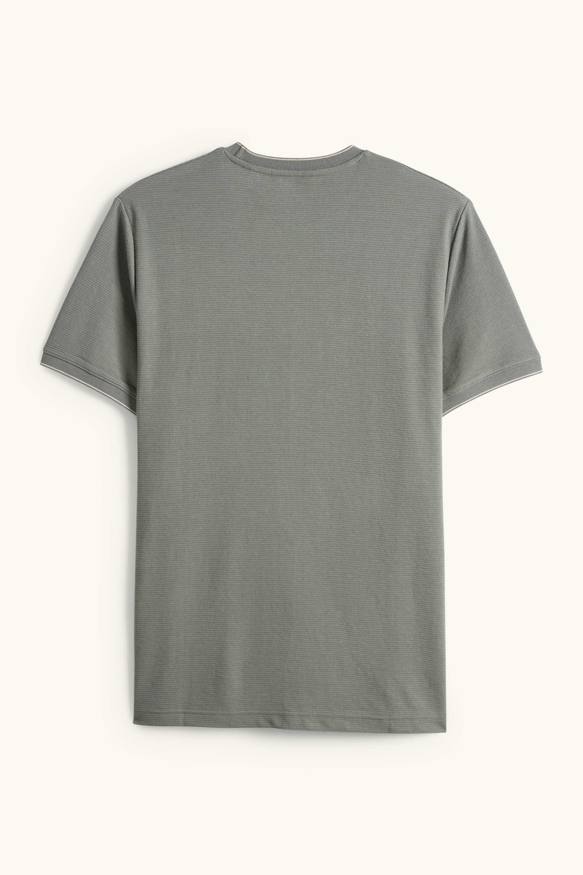 T-shirt - regular fit - textured khaki