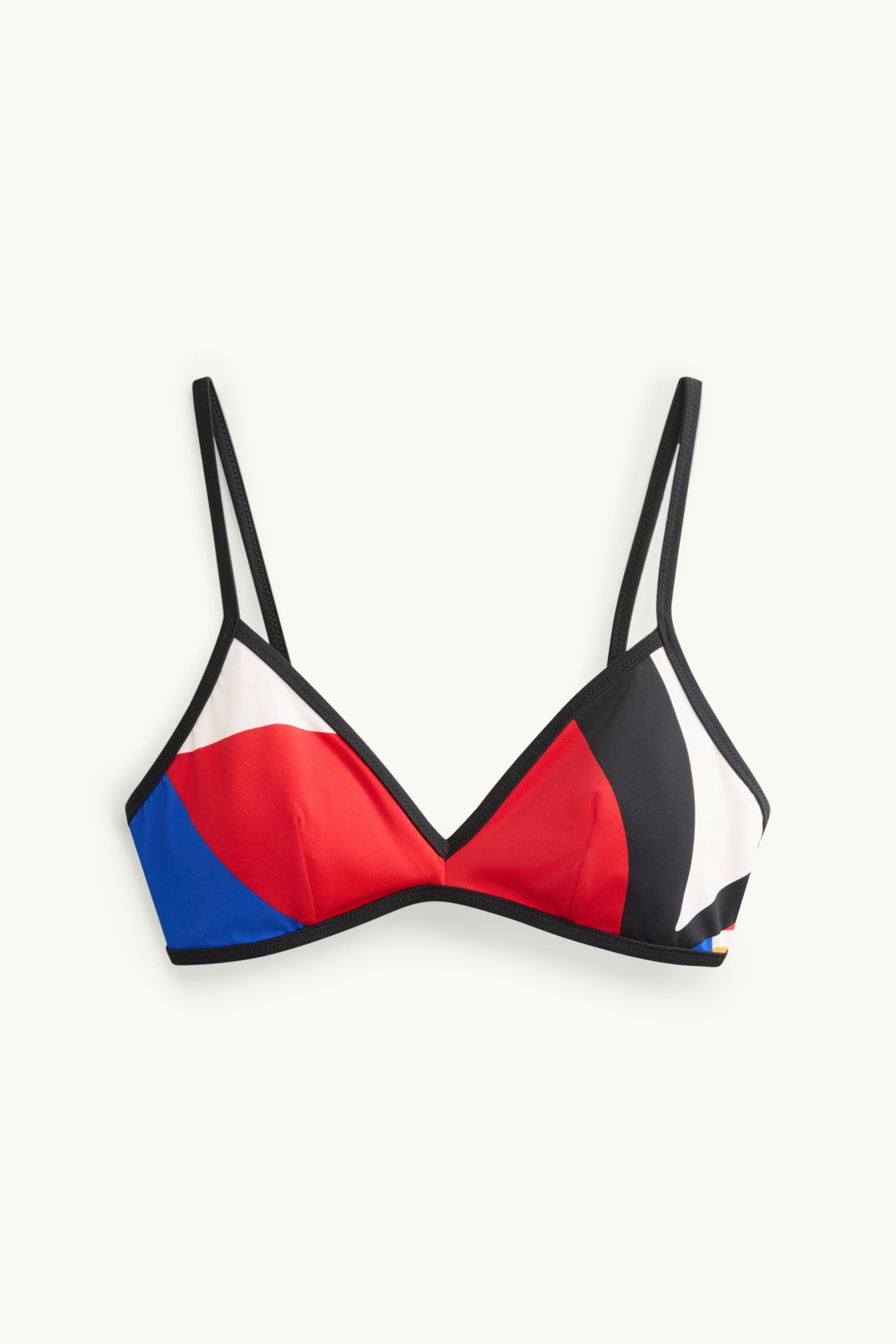 Bikini top - triangle - padded - patterned - LYCRA® XTRA LIFE™ multicoloured