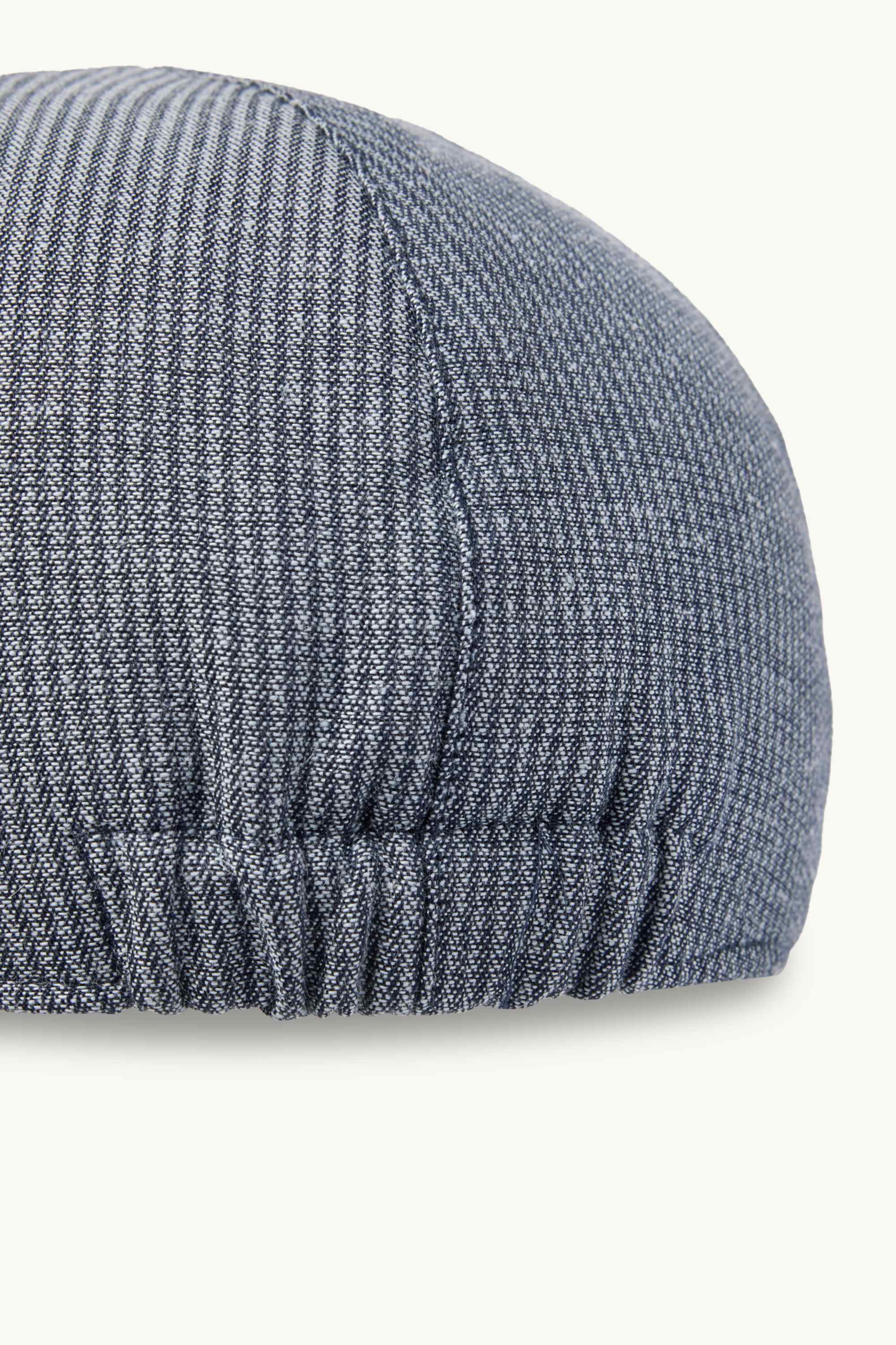 Flat cap - textured gray