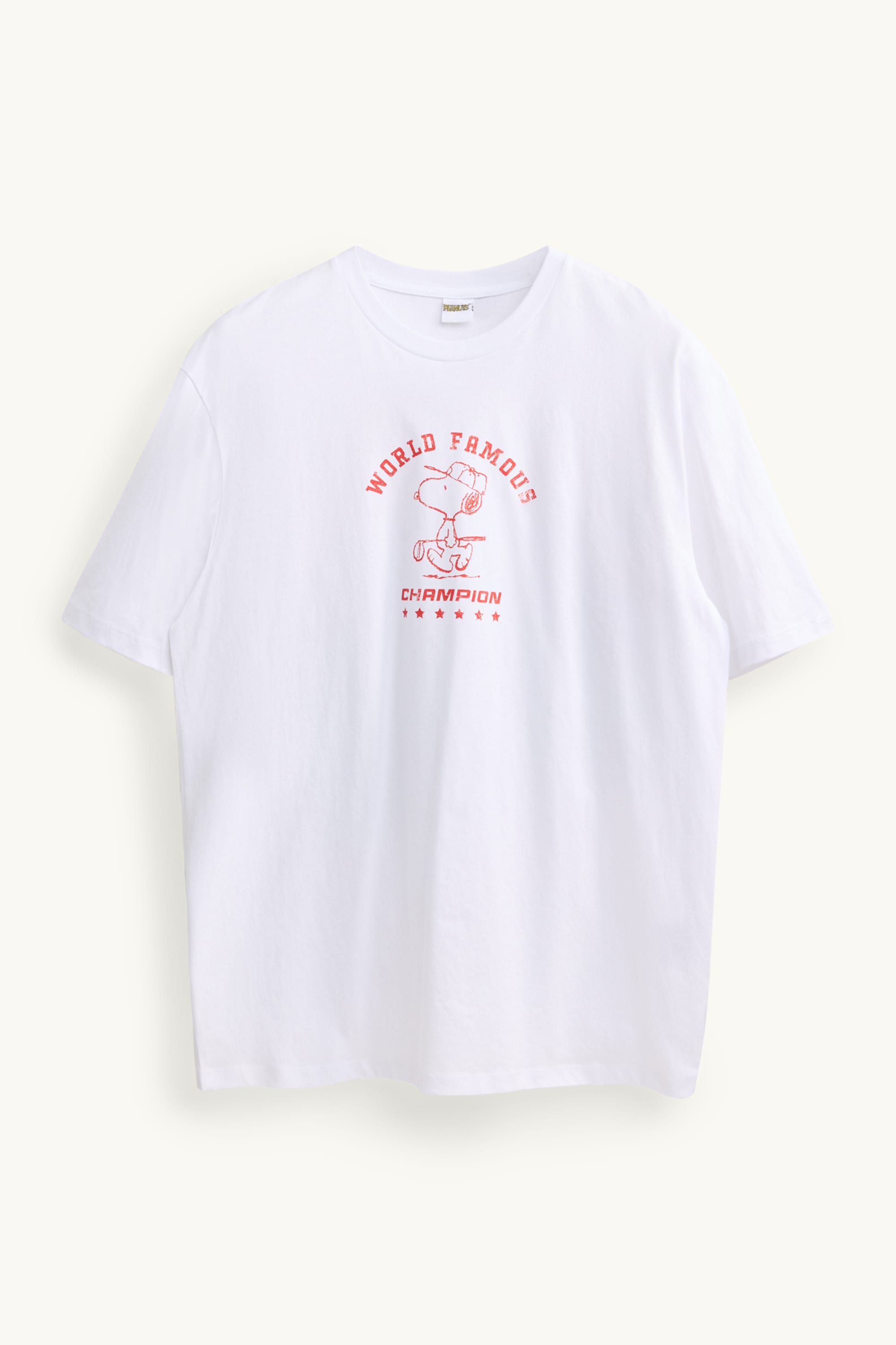 T-shirt - relaxed fit - Peanuts white