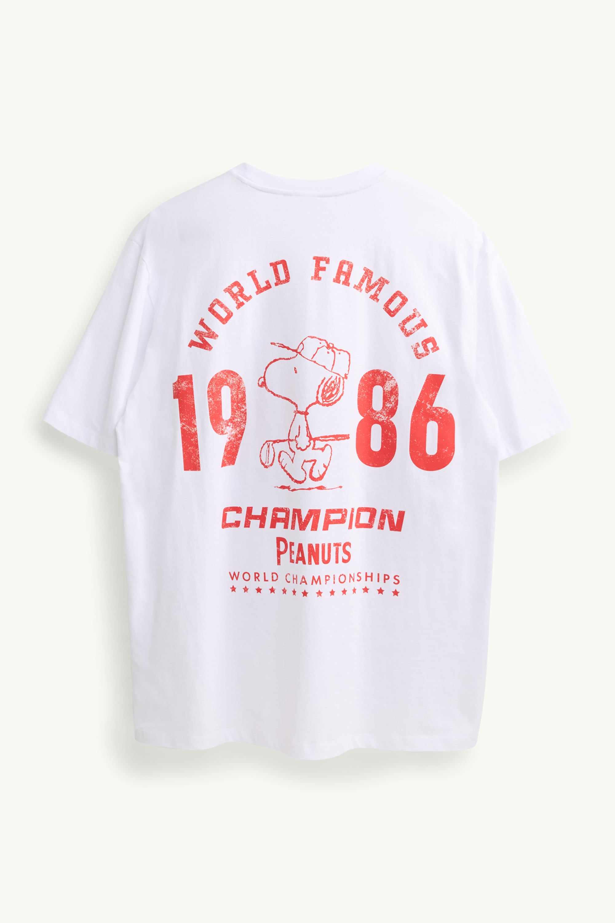 T-shirt - relaxed fit - Peanuts white