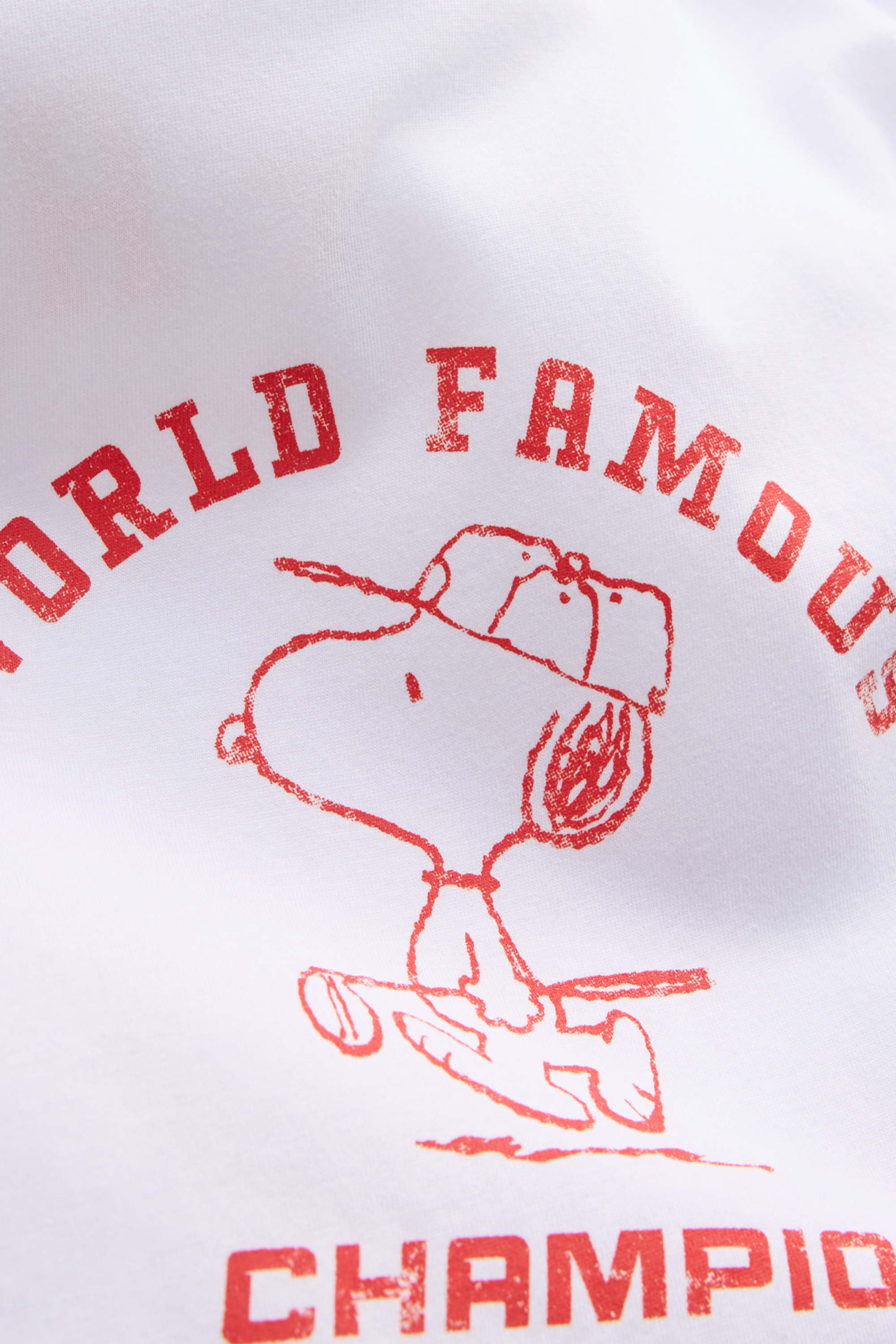 T-shirt - relaxed fit - Peanuts white