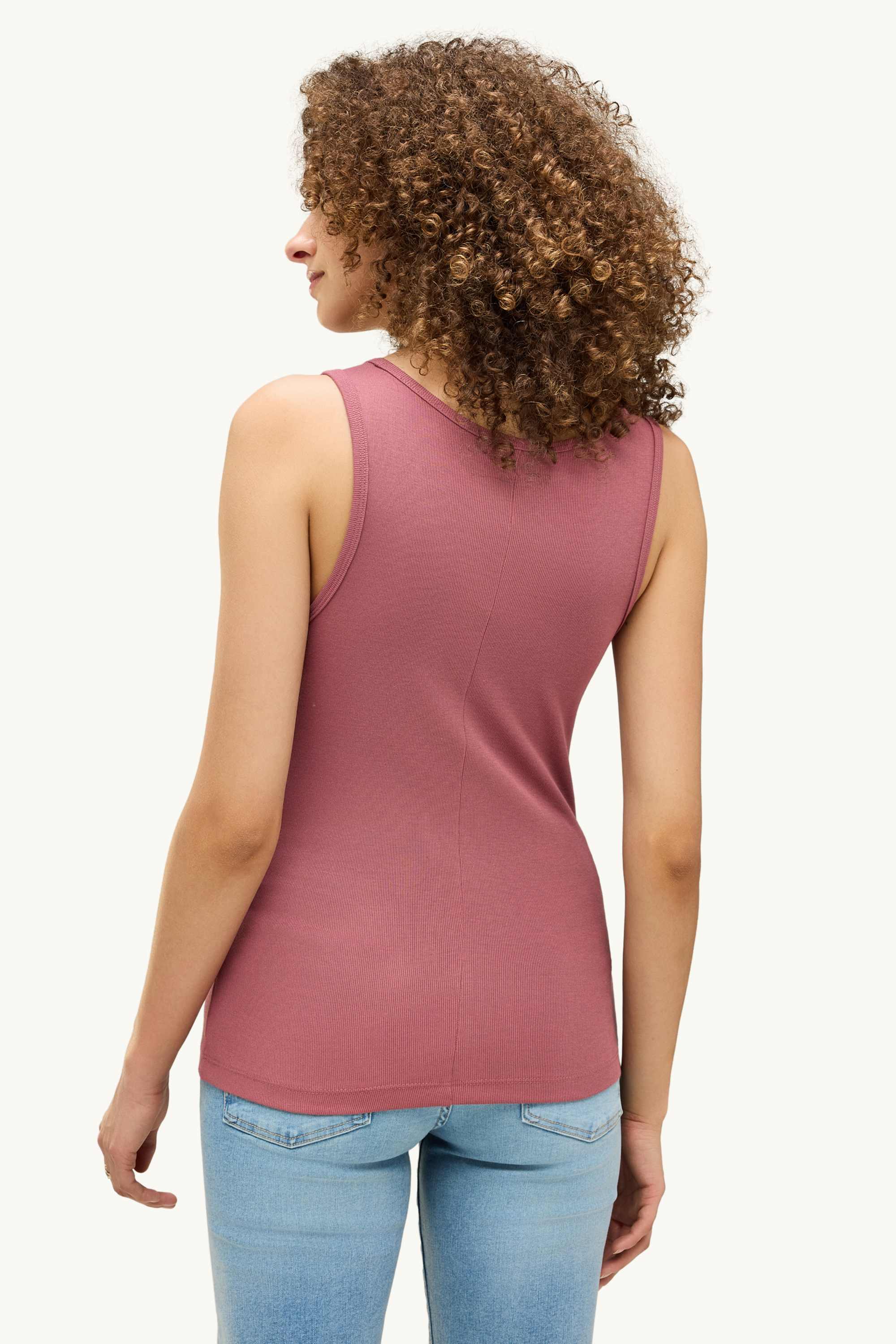 Top - ribbed red