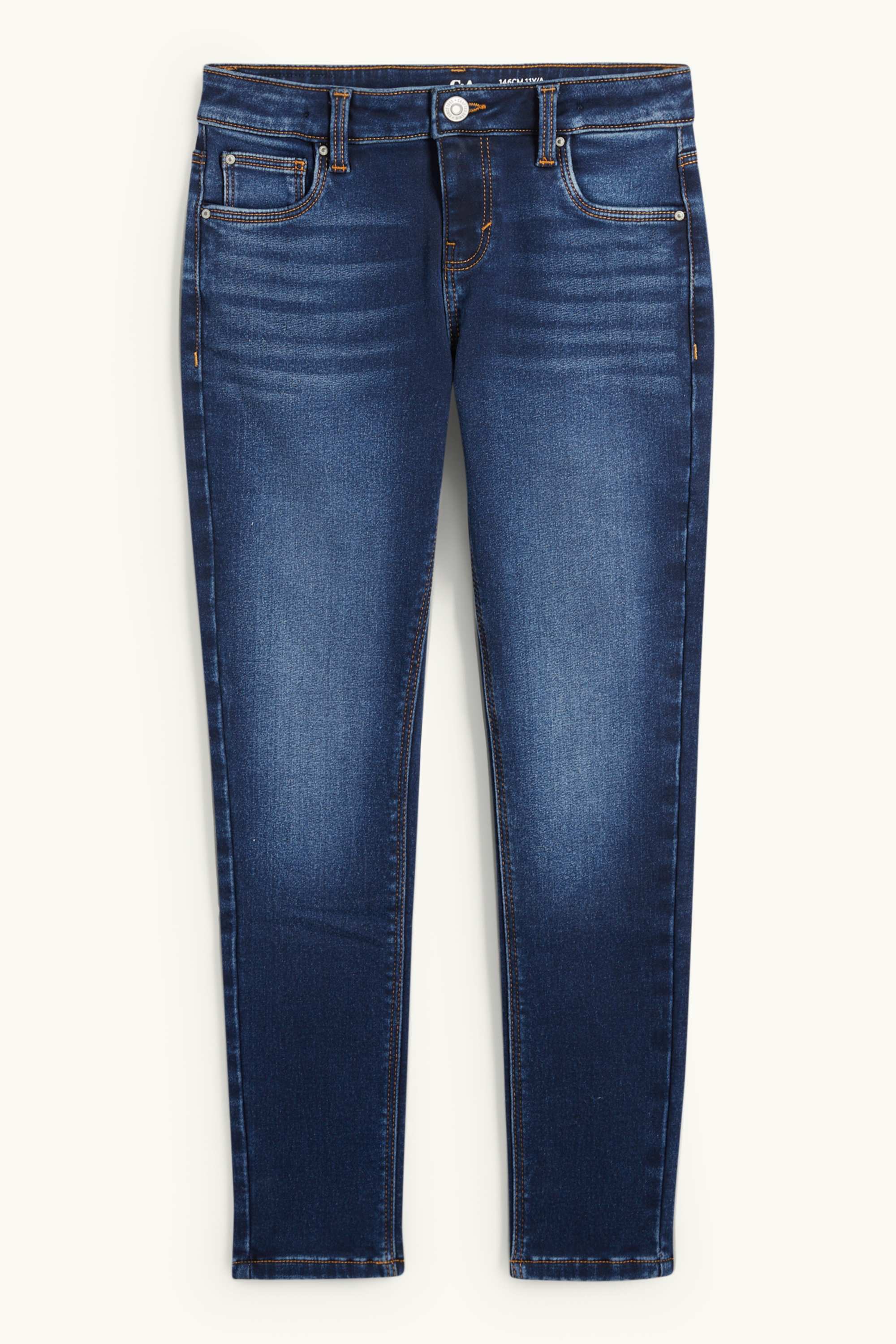 Skinny jeans - thermal jeans denim-dark blue