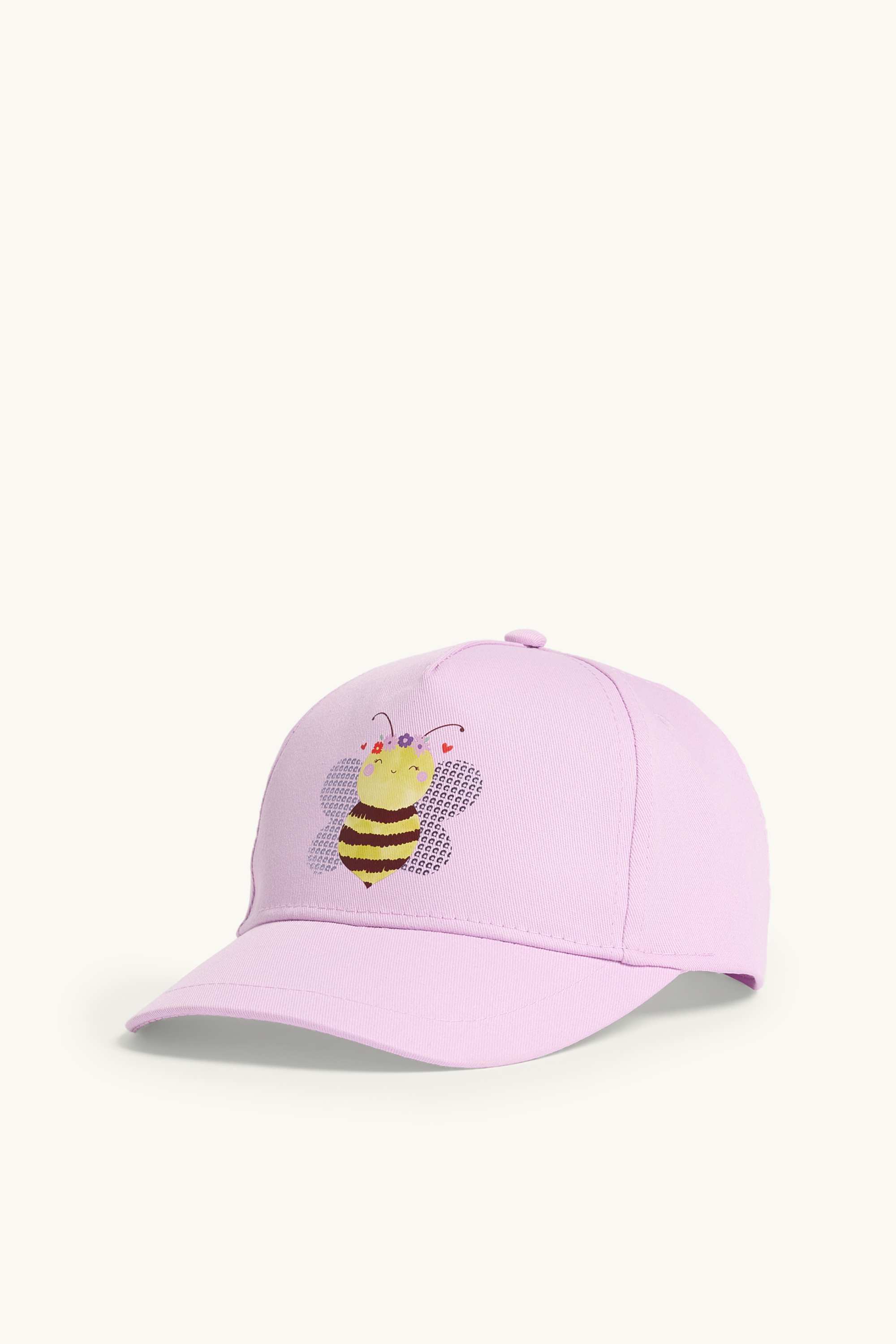 Bee - baseball cap - shiny purple