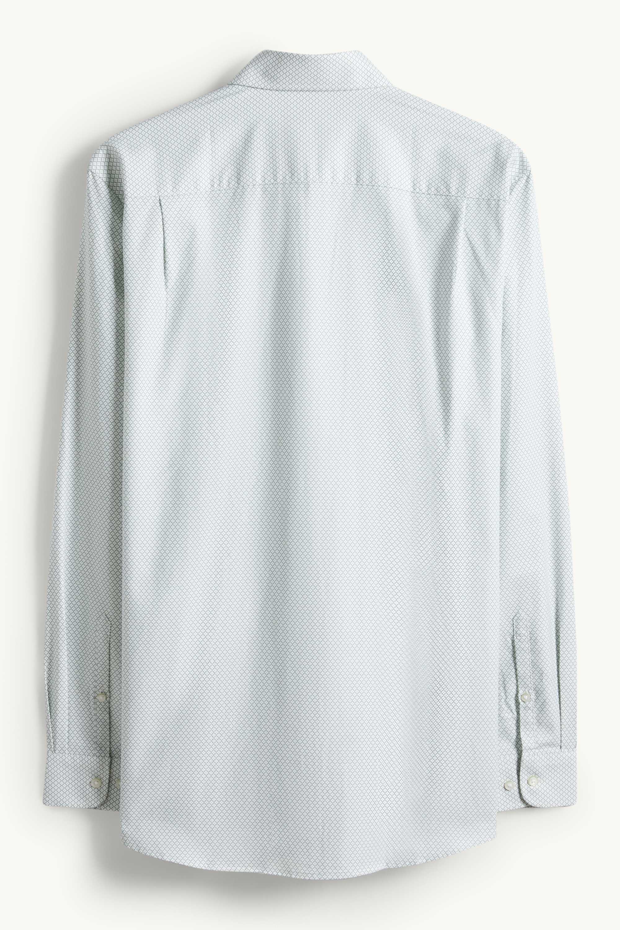 Business shirt - regular fit - kent collar - easy-iron - patterned mint green
