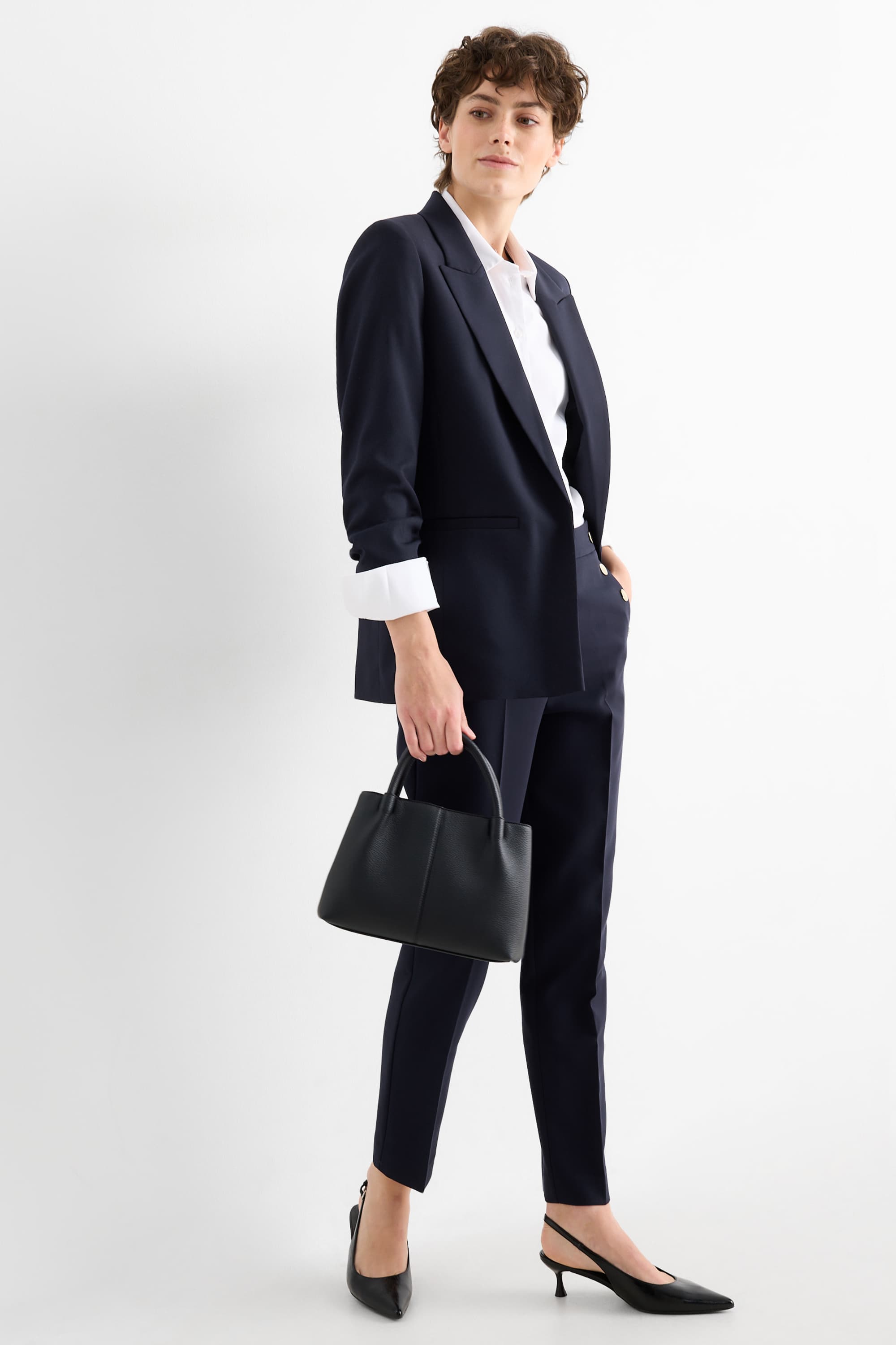 Business blazer - regular fit dark blue