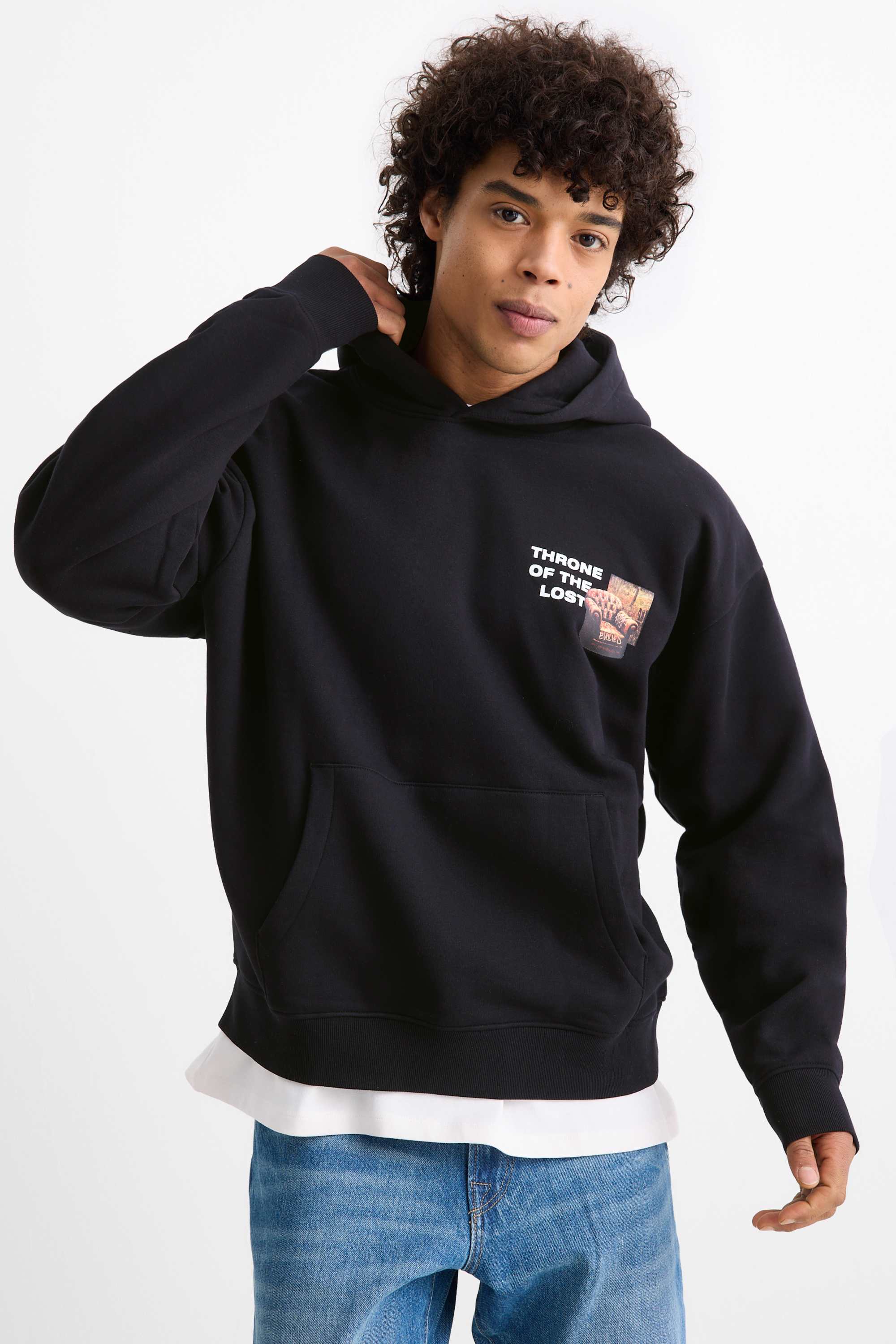 Oversized hoodie black