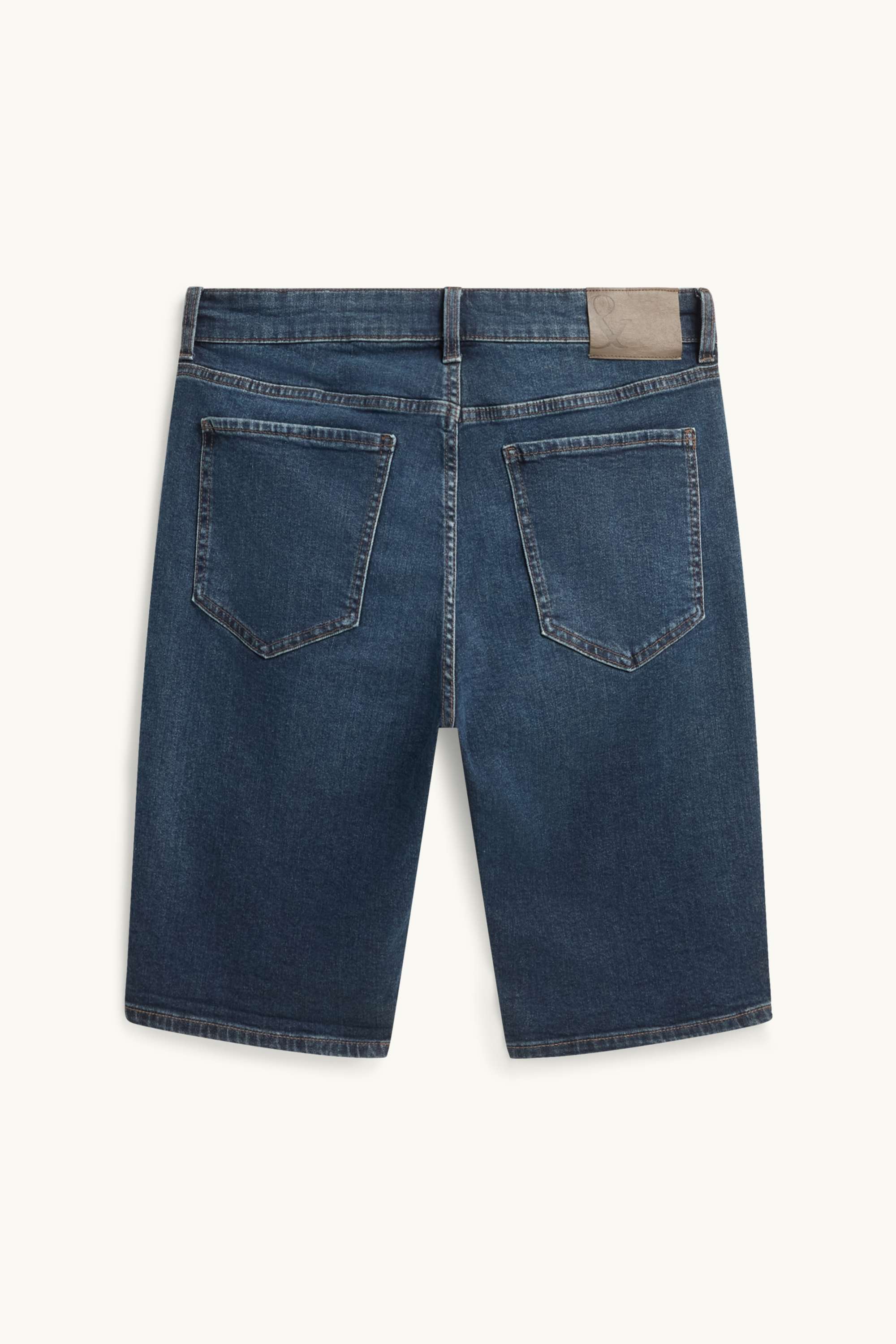 Denim shorts dark blue