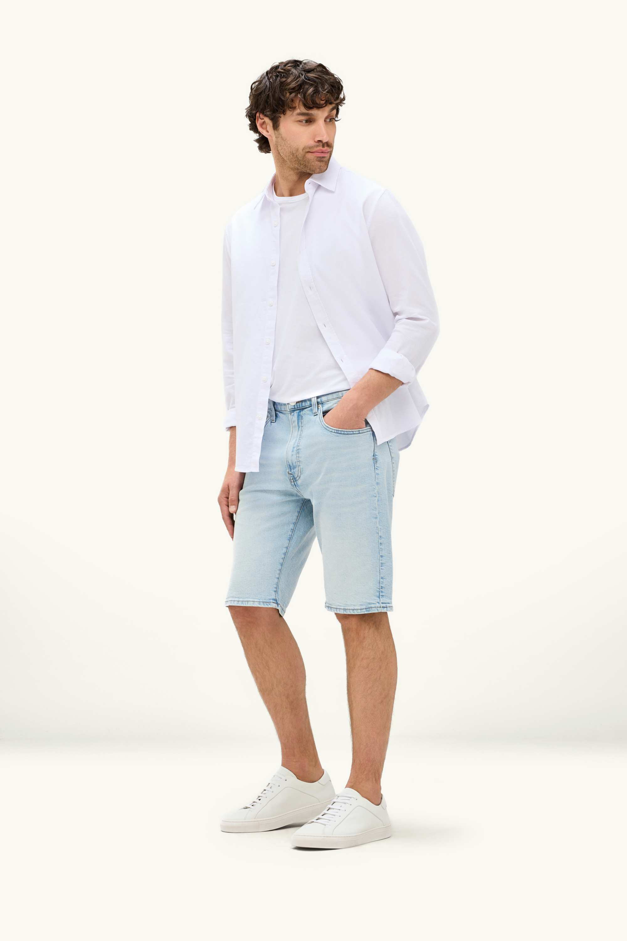 Denim Bermuda shorts denim-light blue