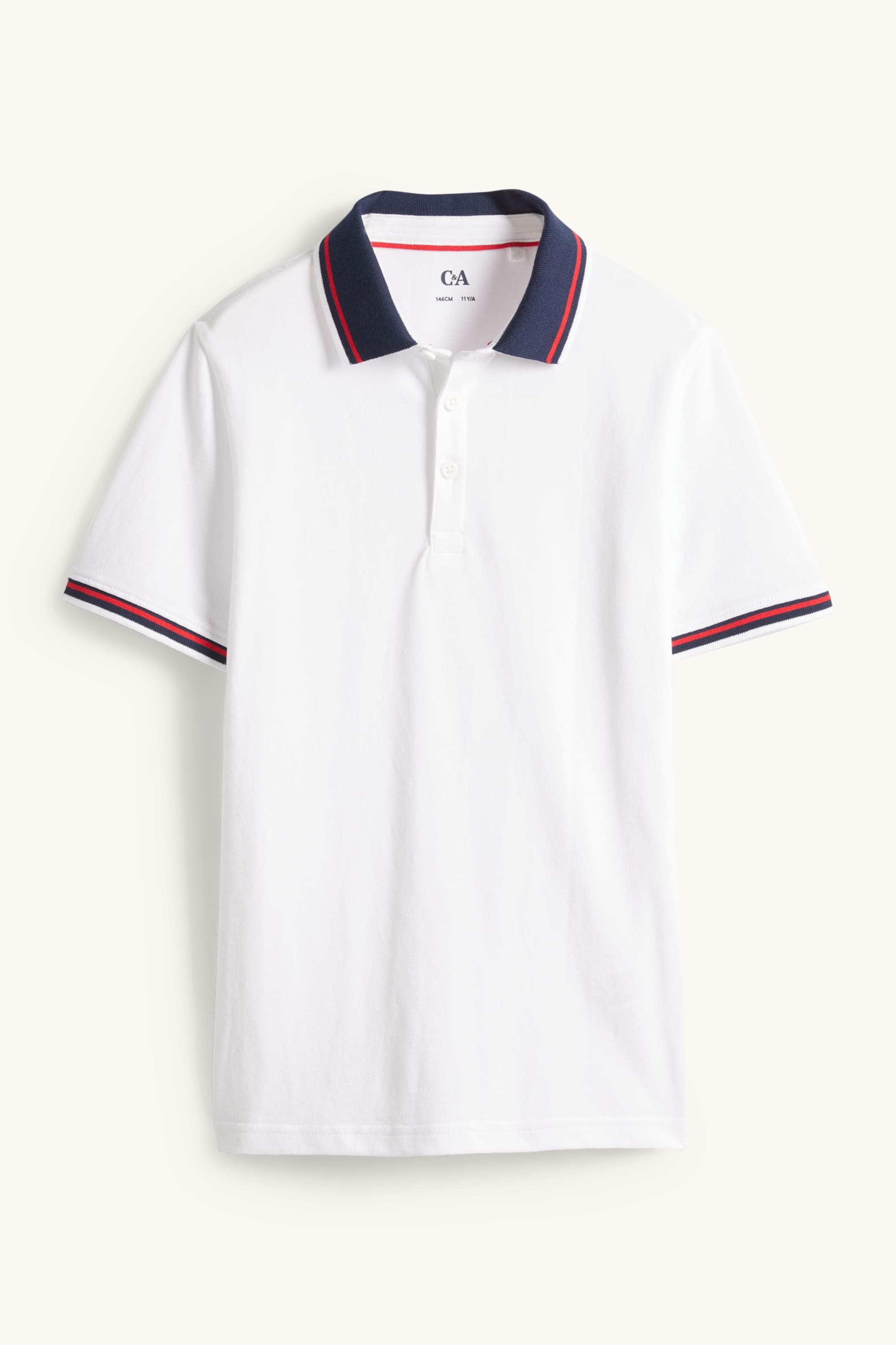 Polo shirt white