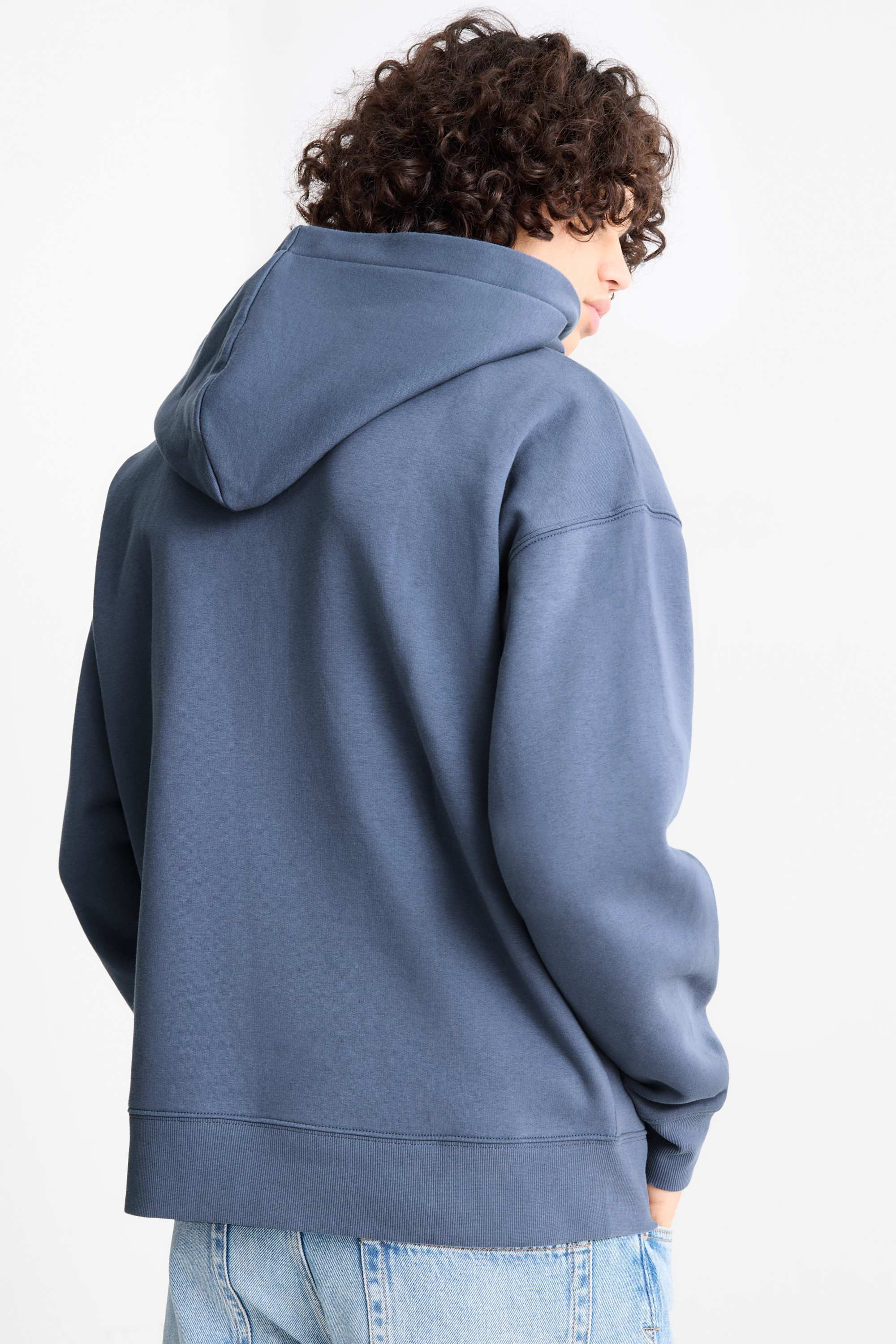 Oversized hoodie blue