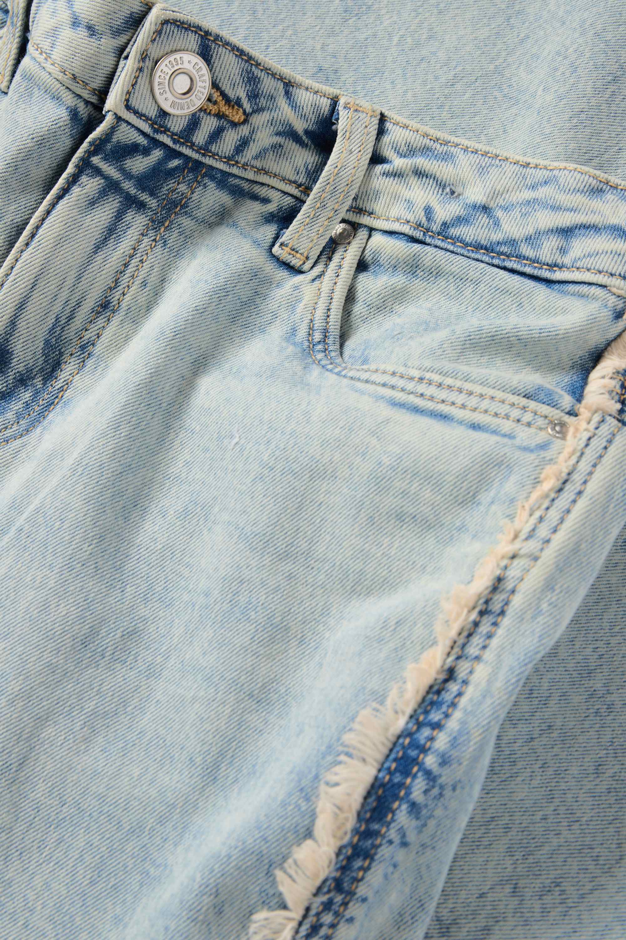 Wide leg jeans denim-light gray