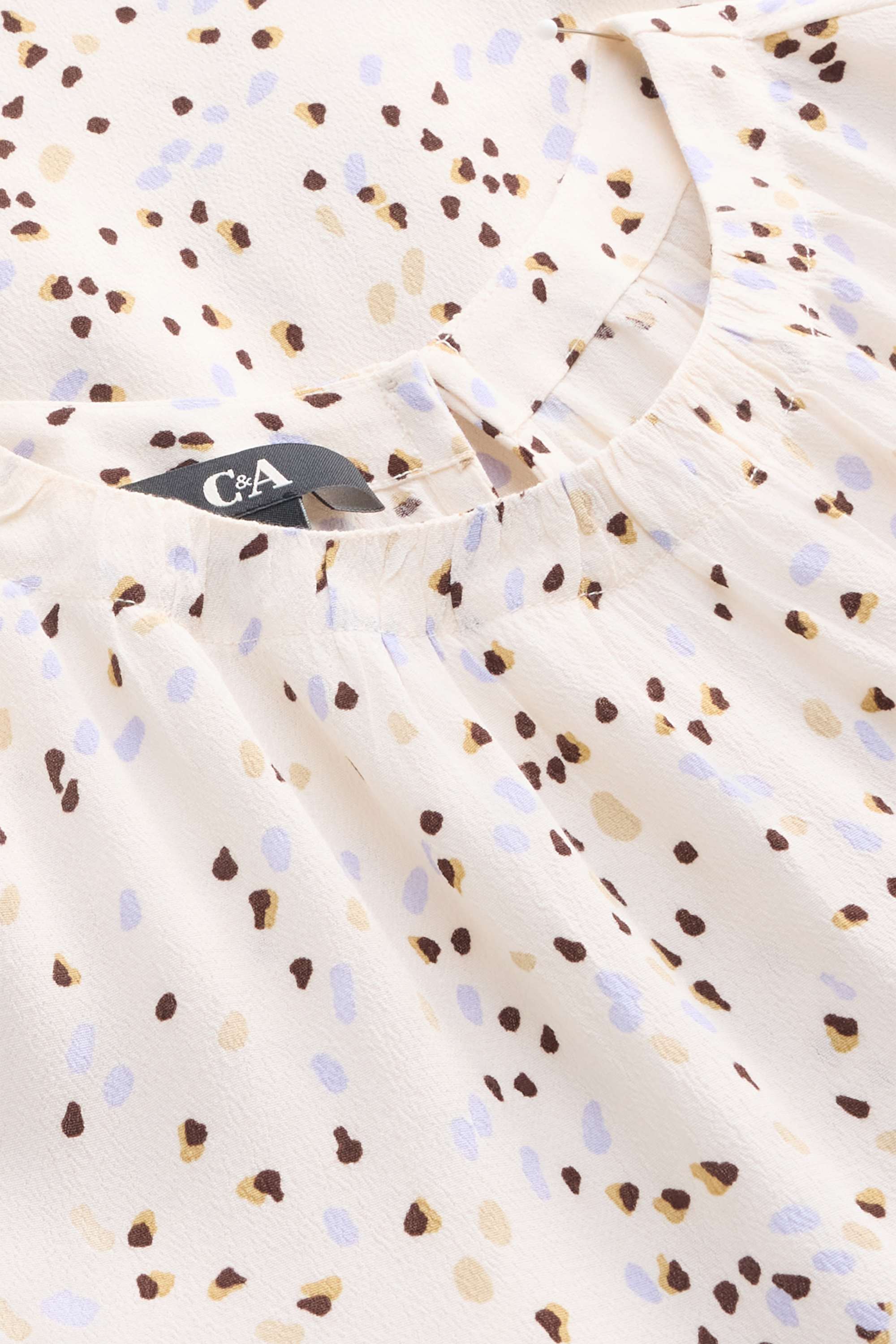 Blouse - polka dot cremewhite