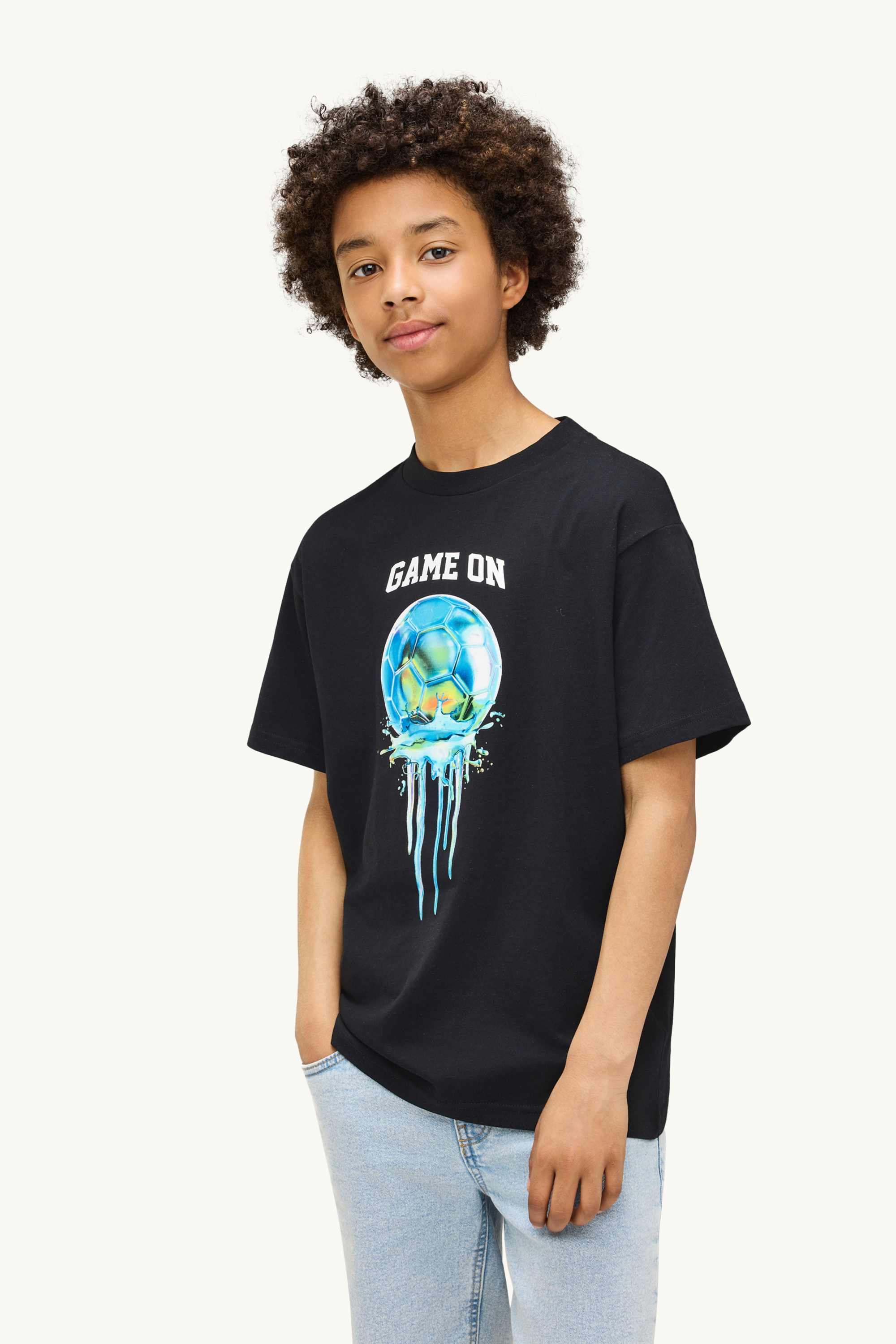 Multipack of 2 - football - short sleeve T-shirt black