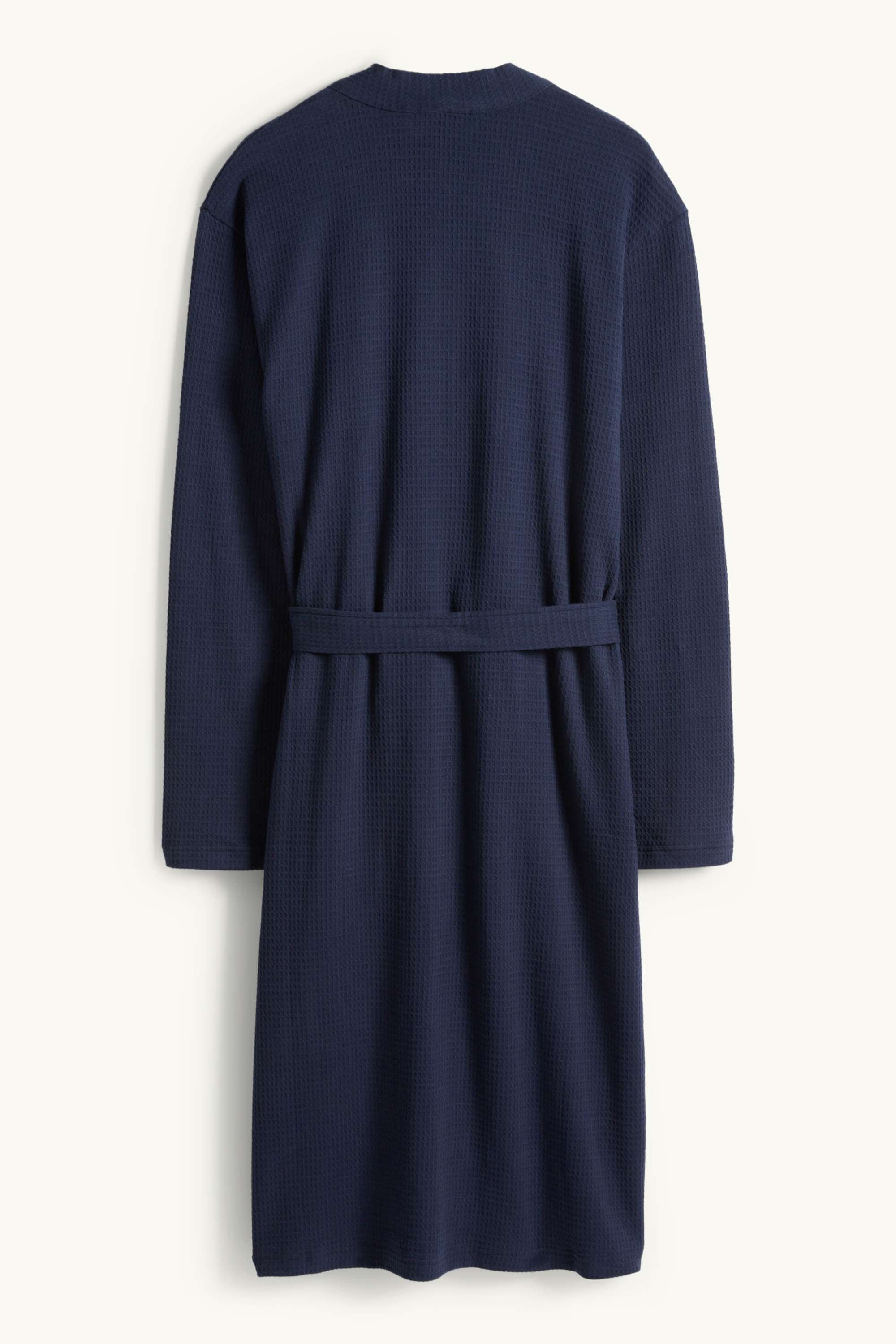 Bathrobe - textured dark blue