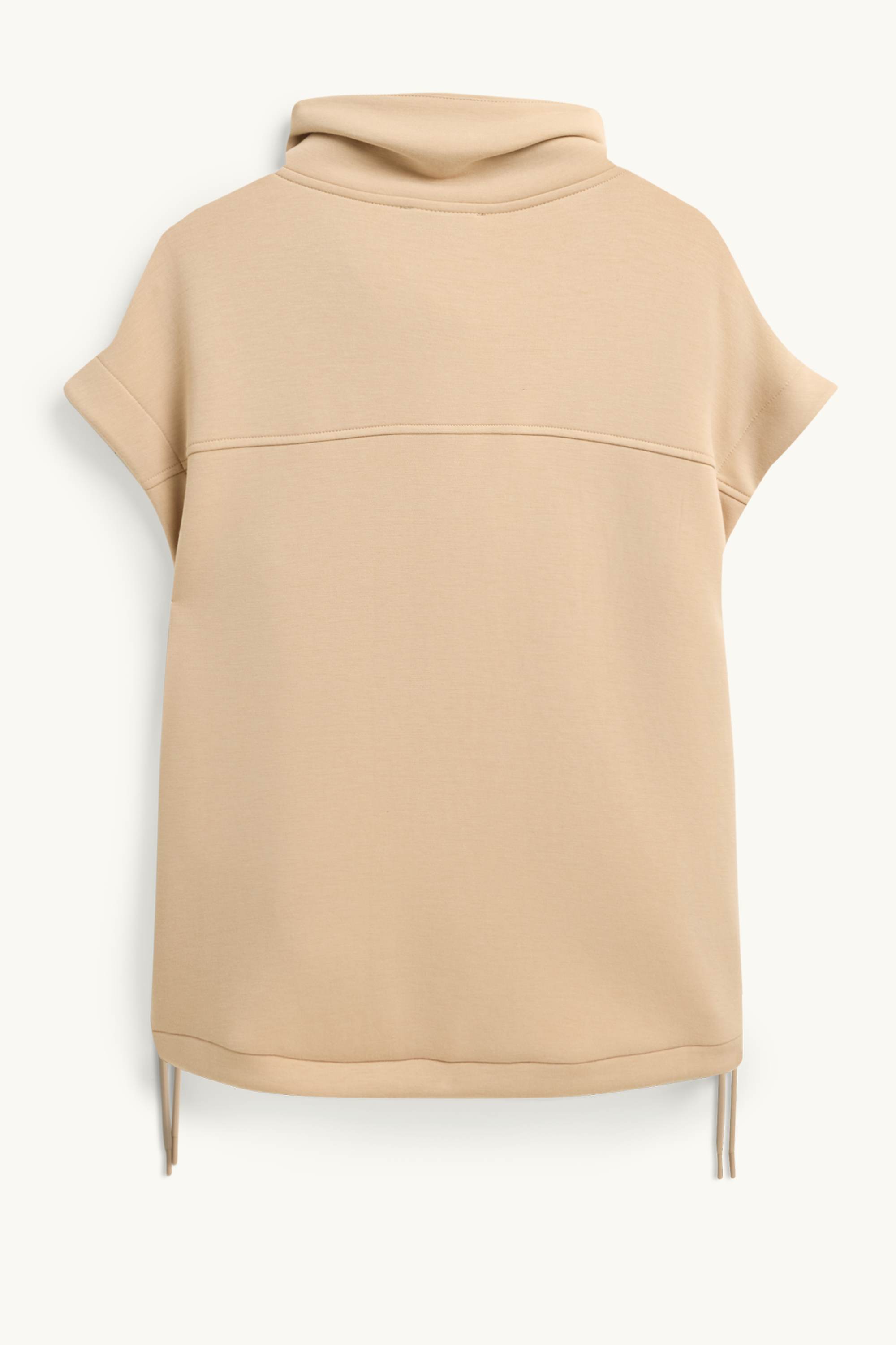 Sweat gilet beige