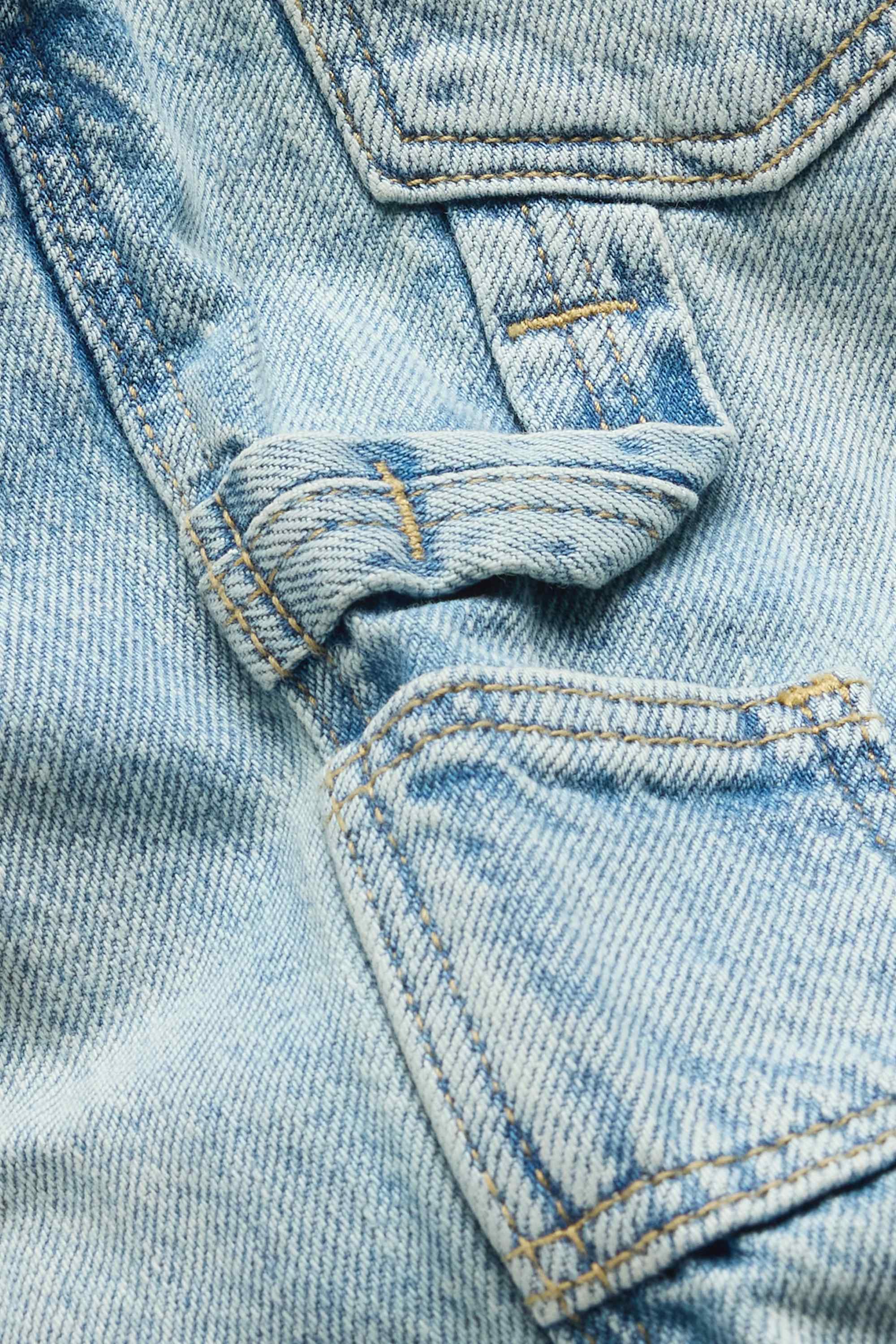 Denim Bermuda shorts light blue