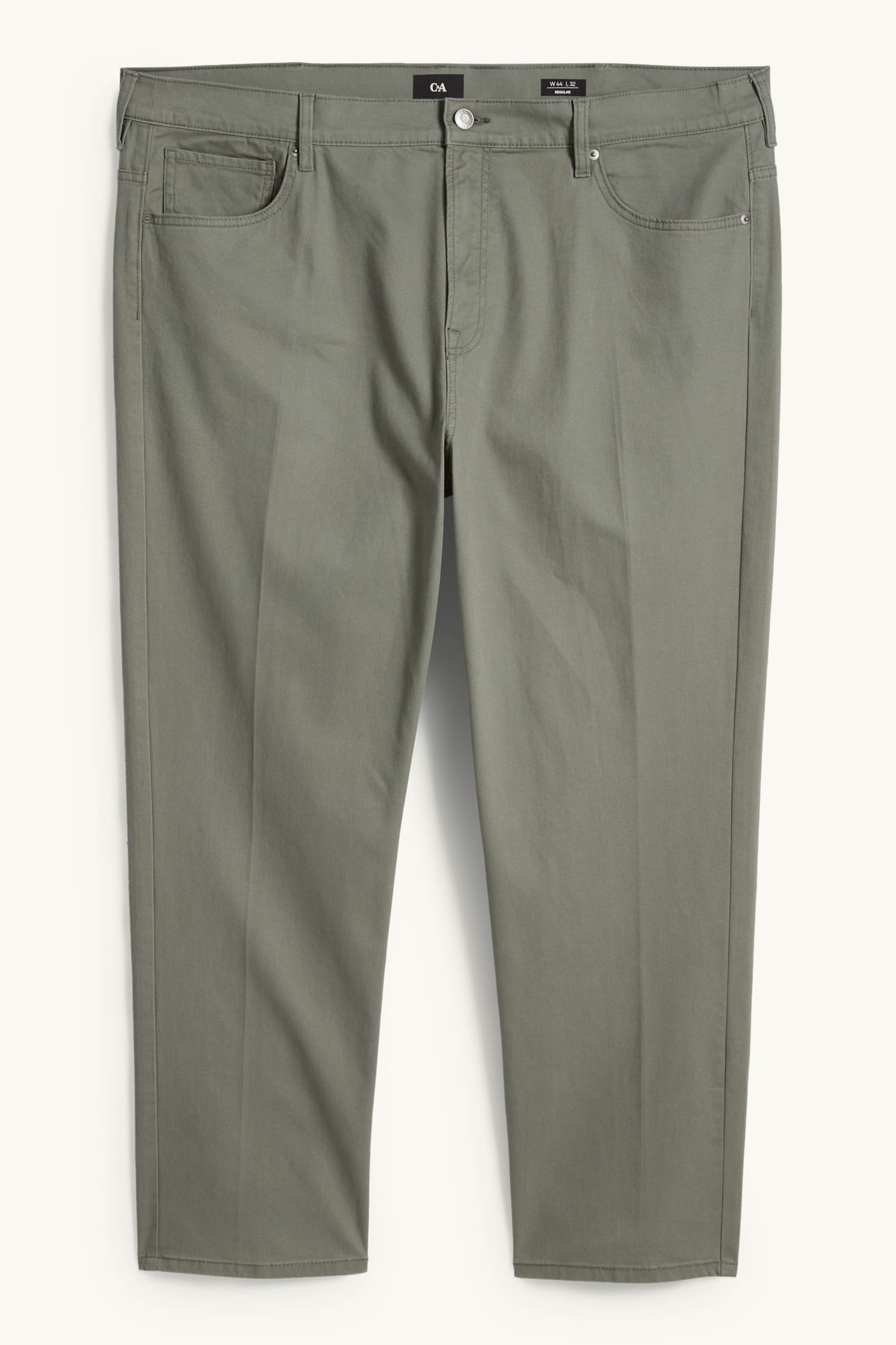 Trousers - regular fit dark green