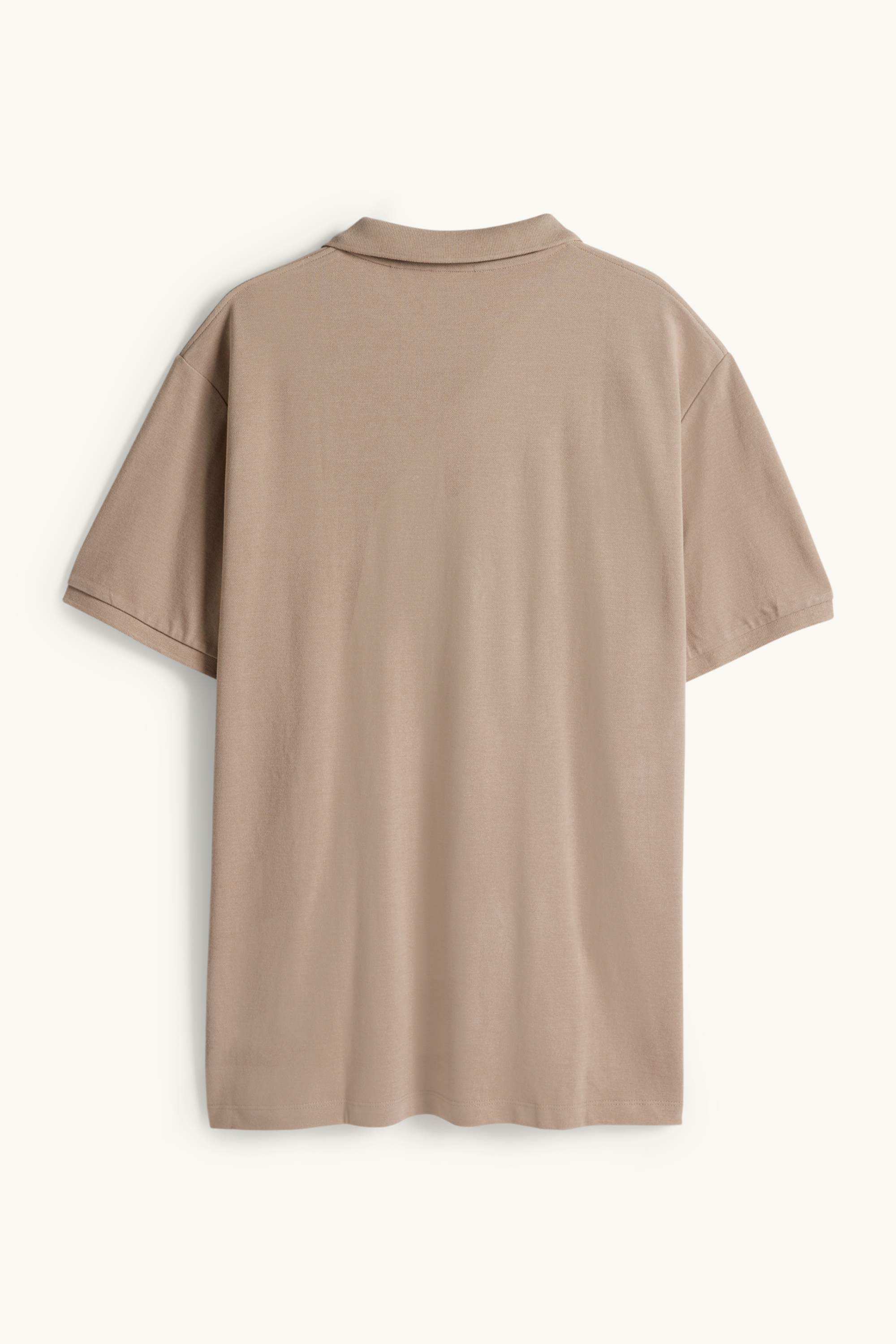 Polo shirt - regular fit taupe