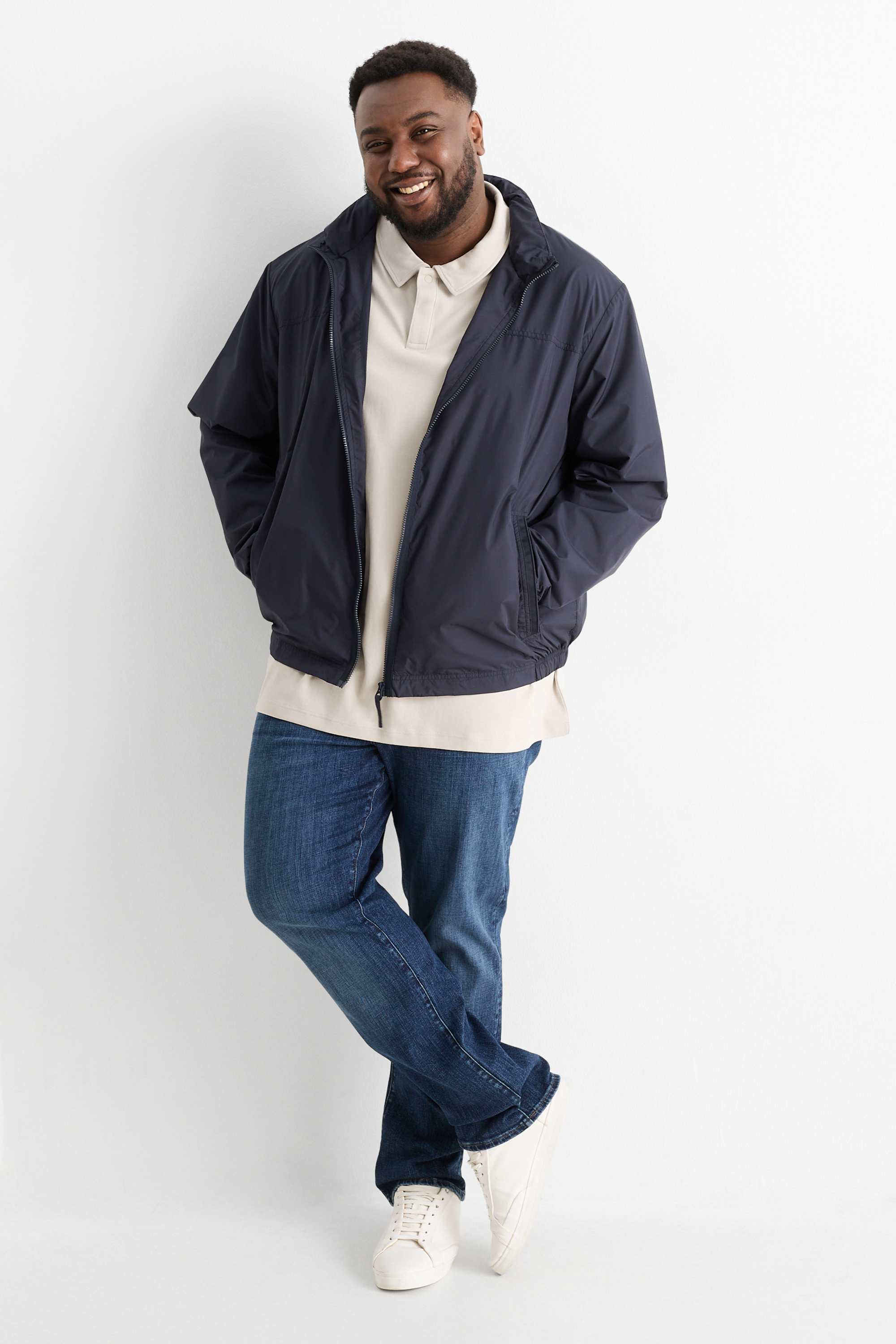 Polo shirt - regular fit beige