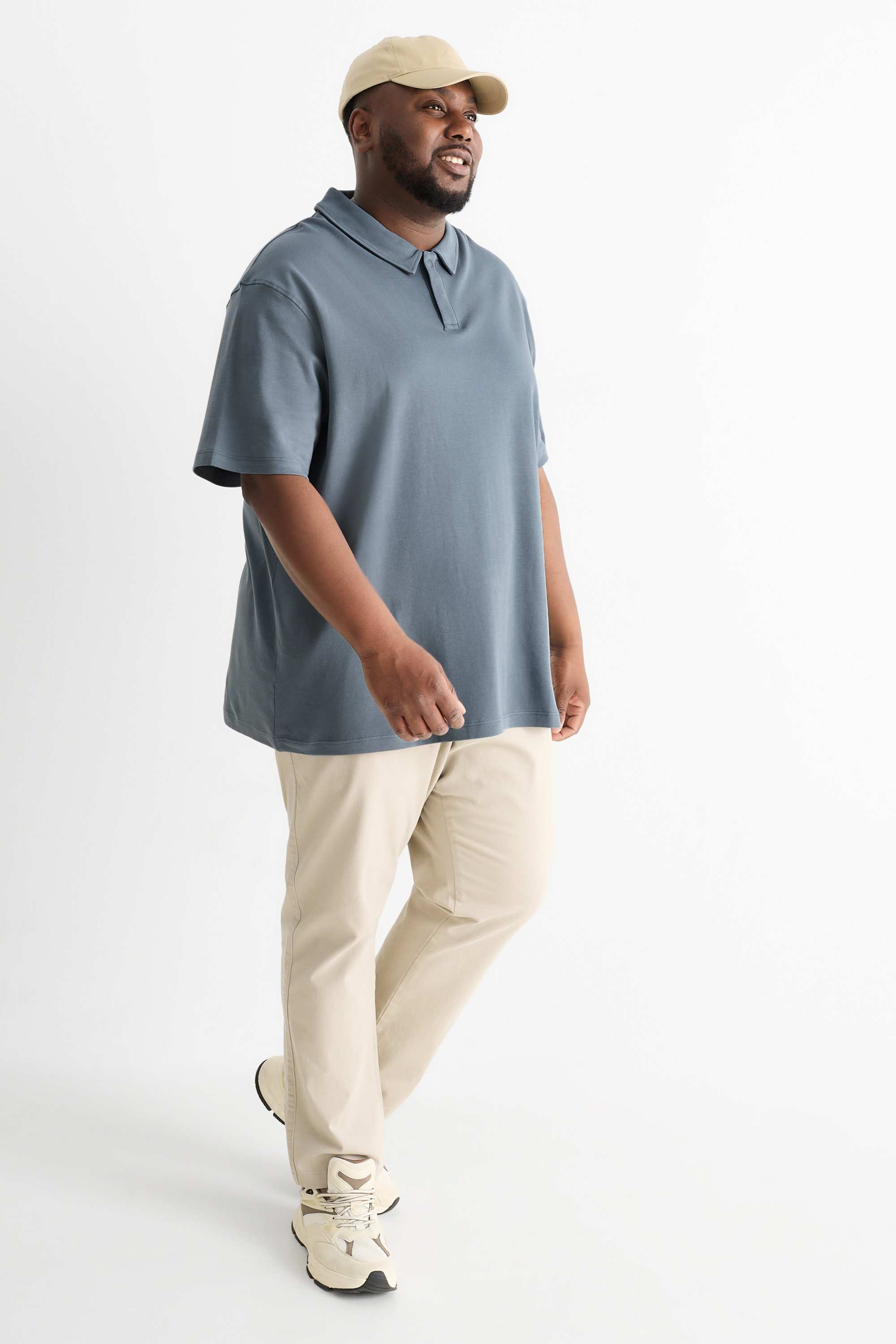 Polo shirt - regular fit blue