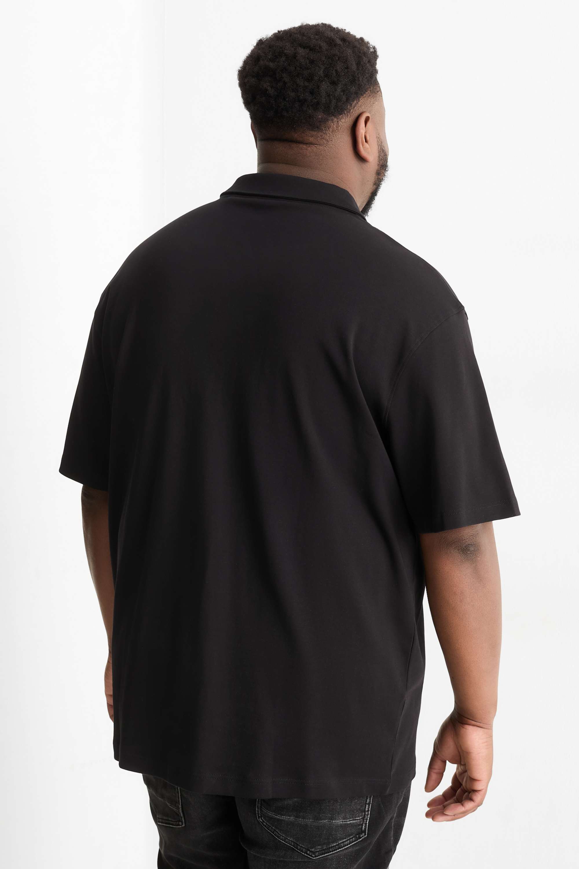Polo shirt - regular fit black